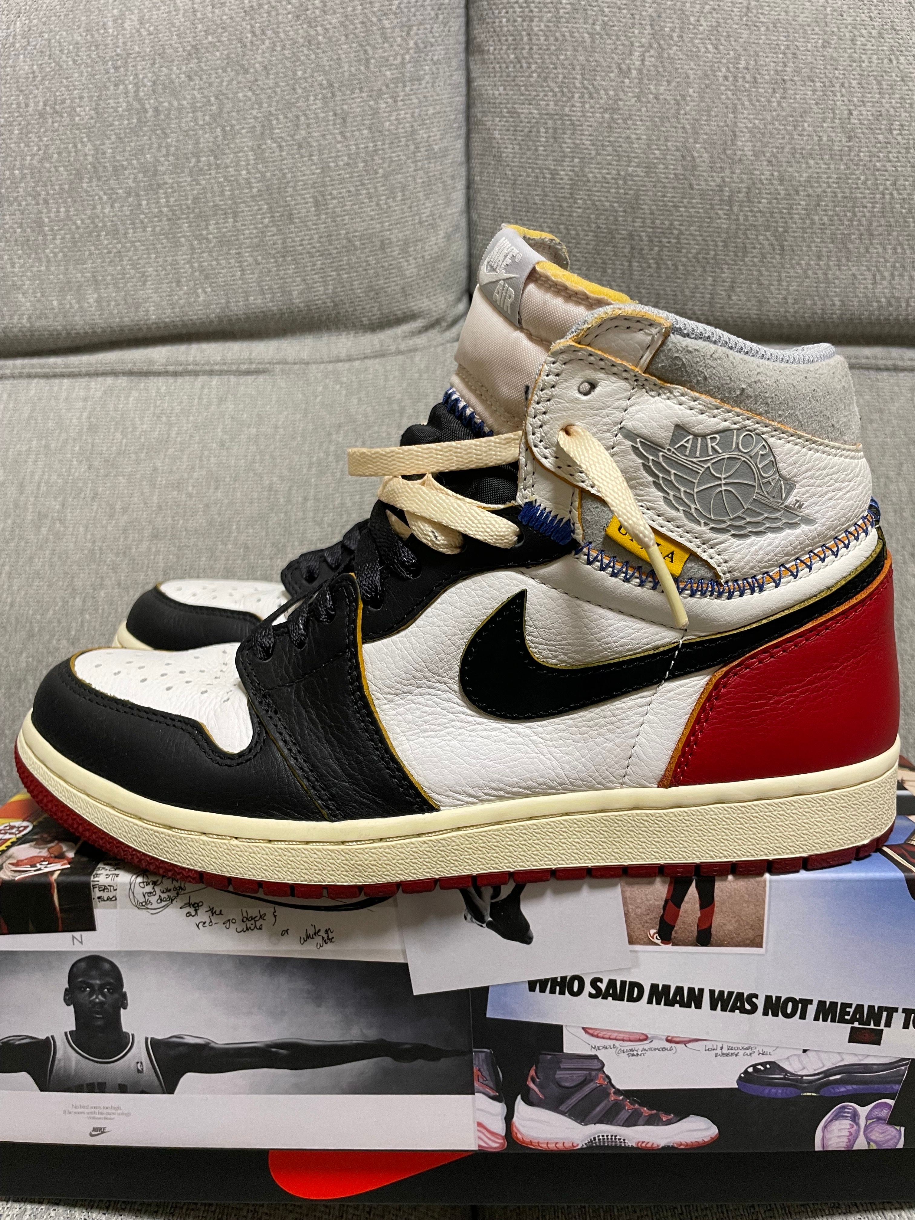 UNION × Nike Air Jordan 1 Retro High OG NRG "Varsity Red/Wolf Grey"