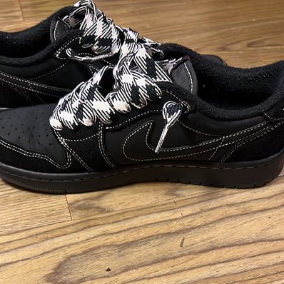 Travis Scott × Nike Air Jordan 1 Low OG SP "Black Phantom"