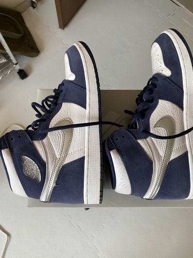 Nike Air Jordan 1 High OG CO.JP "White/Midnight Navy" (2020) (Standard Box)