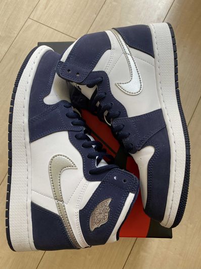 Nike GS Air Jordan 1 High OG CO.JP "Midnight Navy" (2020)(ブリーフケースなし)