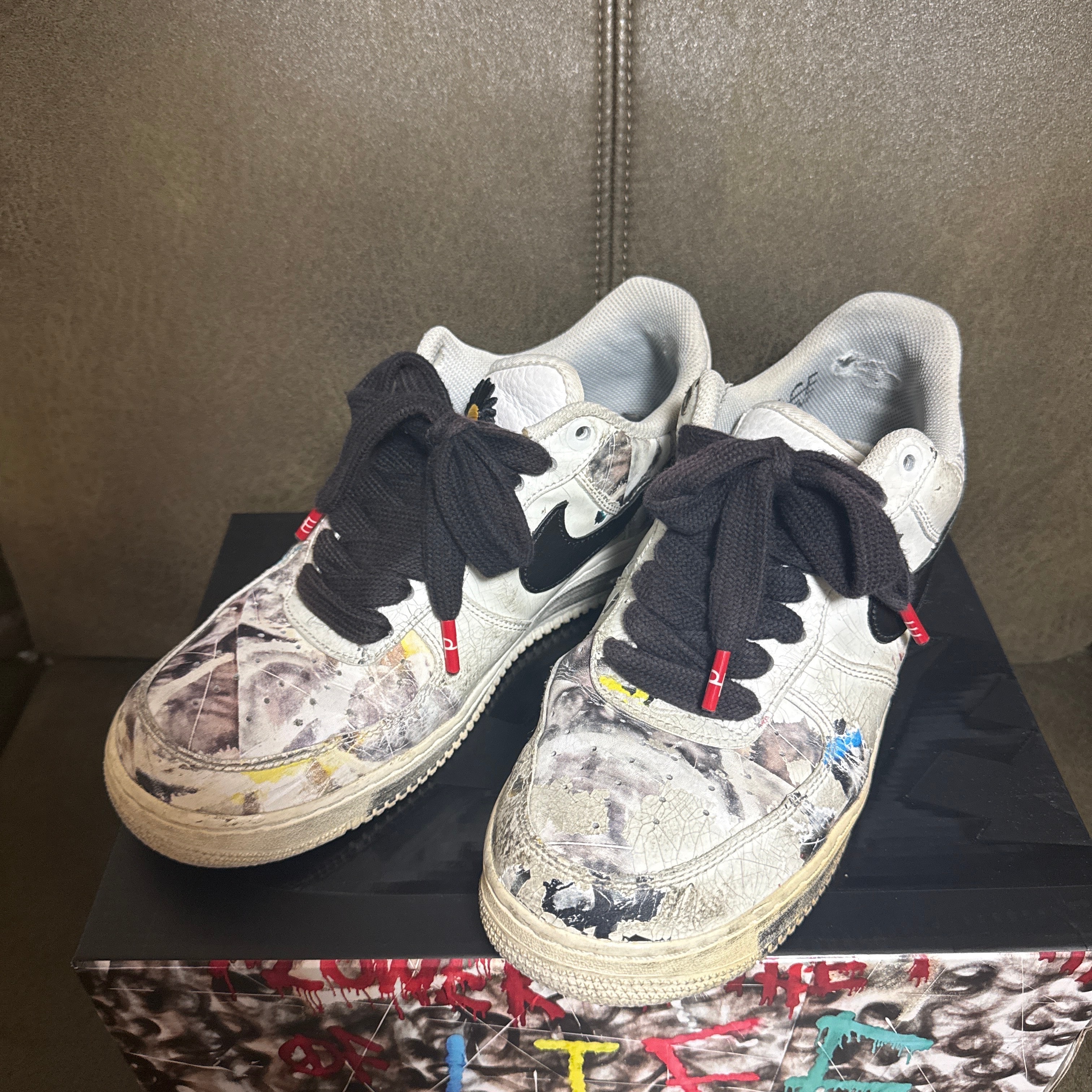 ピースマイナスワン × ナイキ エアフォース1 ロー "パラノイズ/ホワイト/ブラック" / ジードラゴン