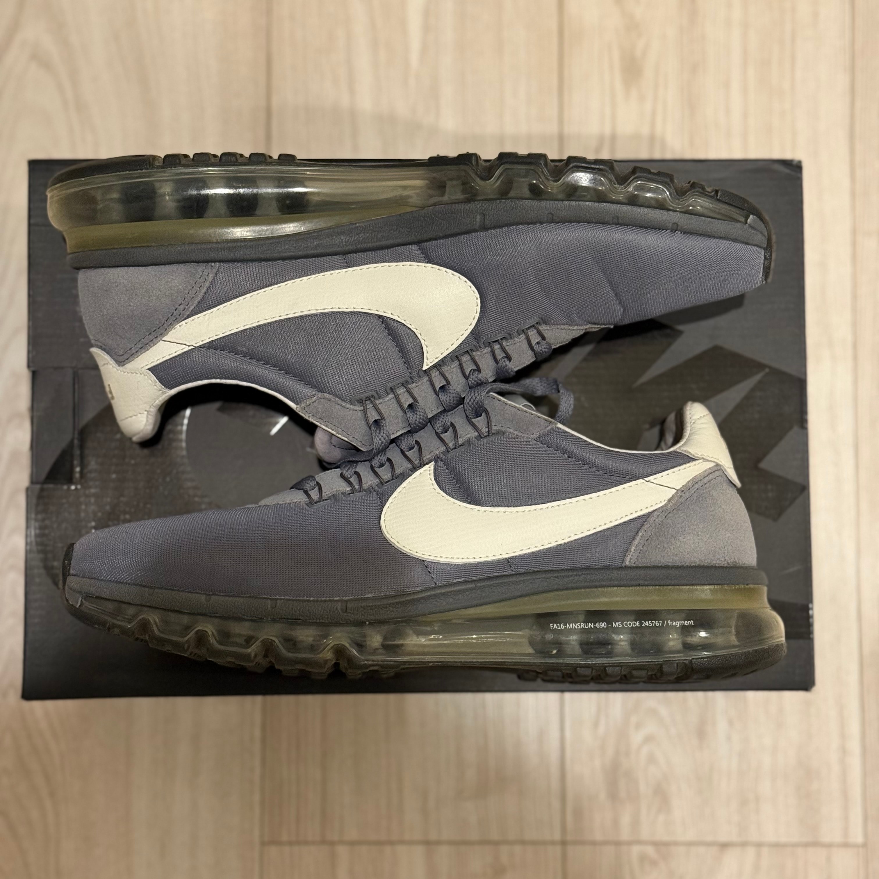 フラグメント × ナイキ エアマックス LD-ZERO "クールグレー/ホワイト/ライトグラファイト"