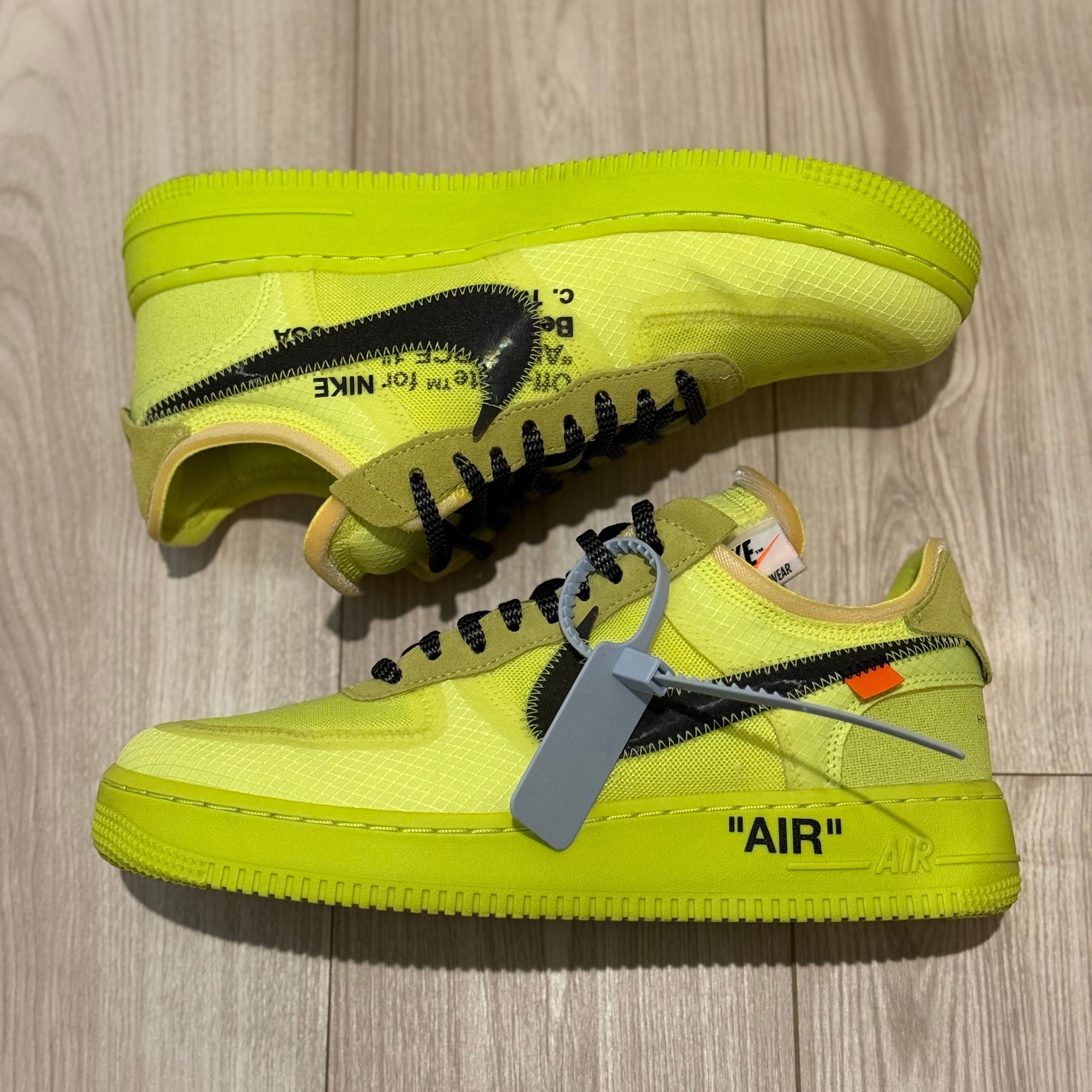 Off-White × Nike Air Force 1 Low "Volt"