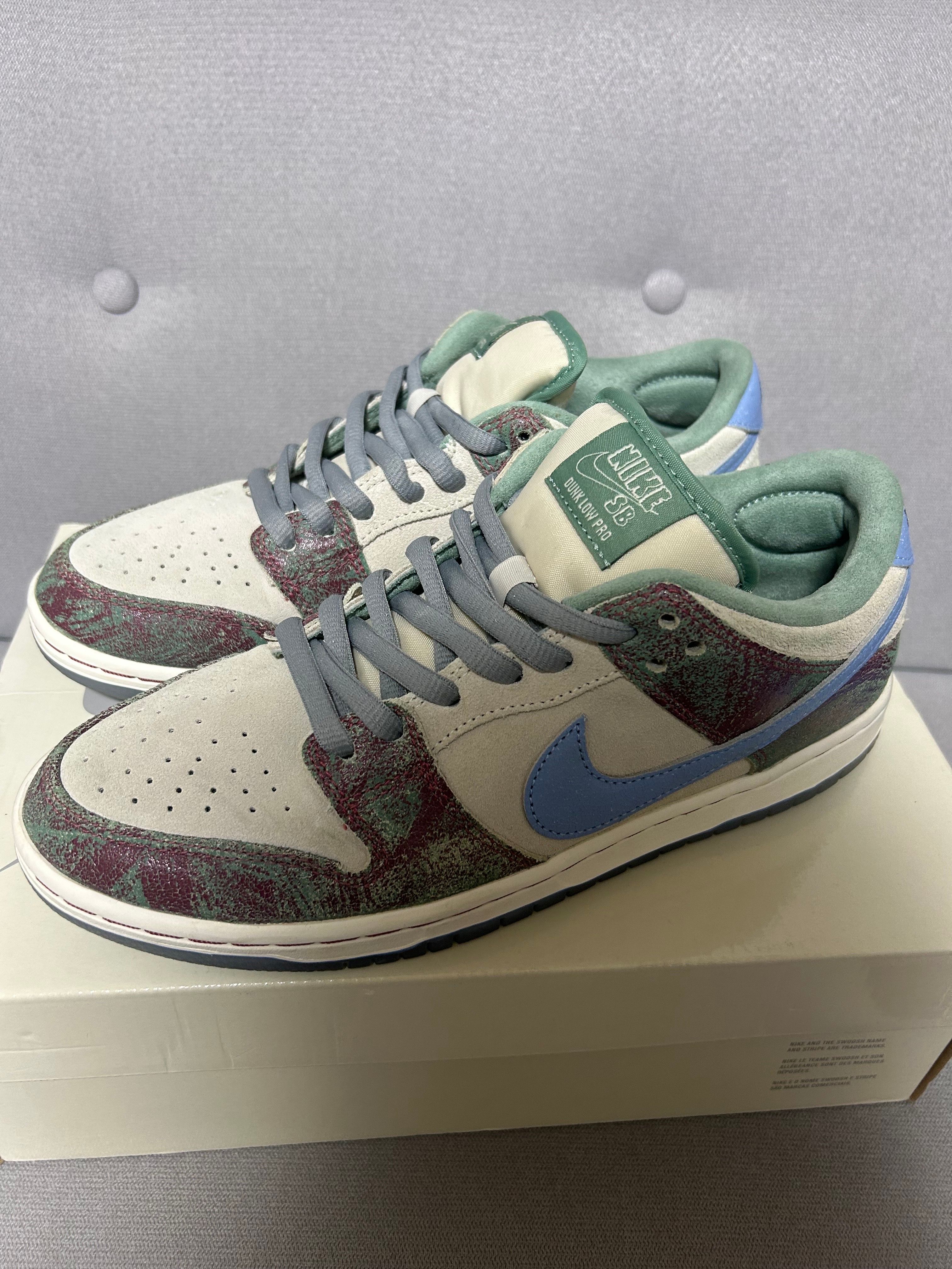 Crenshaw Skate Club × Nike SB Dunk Low PRO QS "Sail/Light Blue-Cedar"