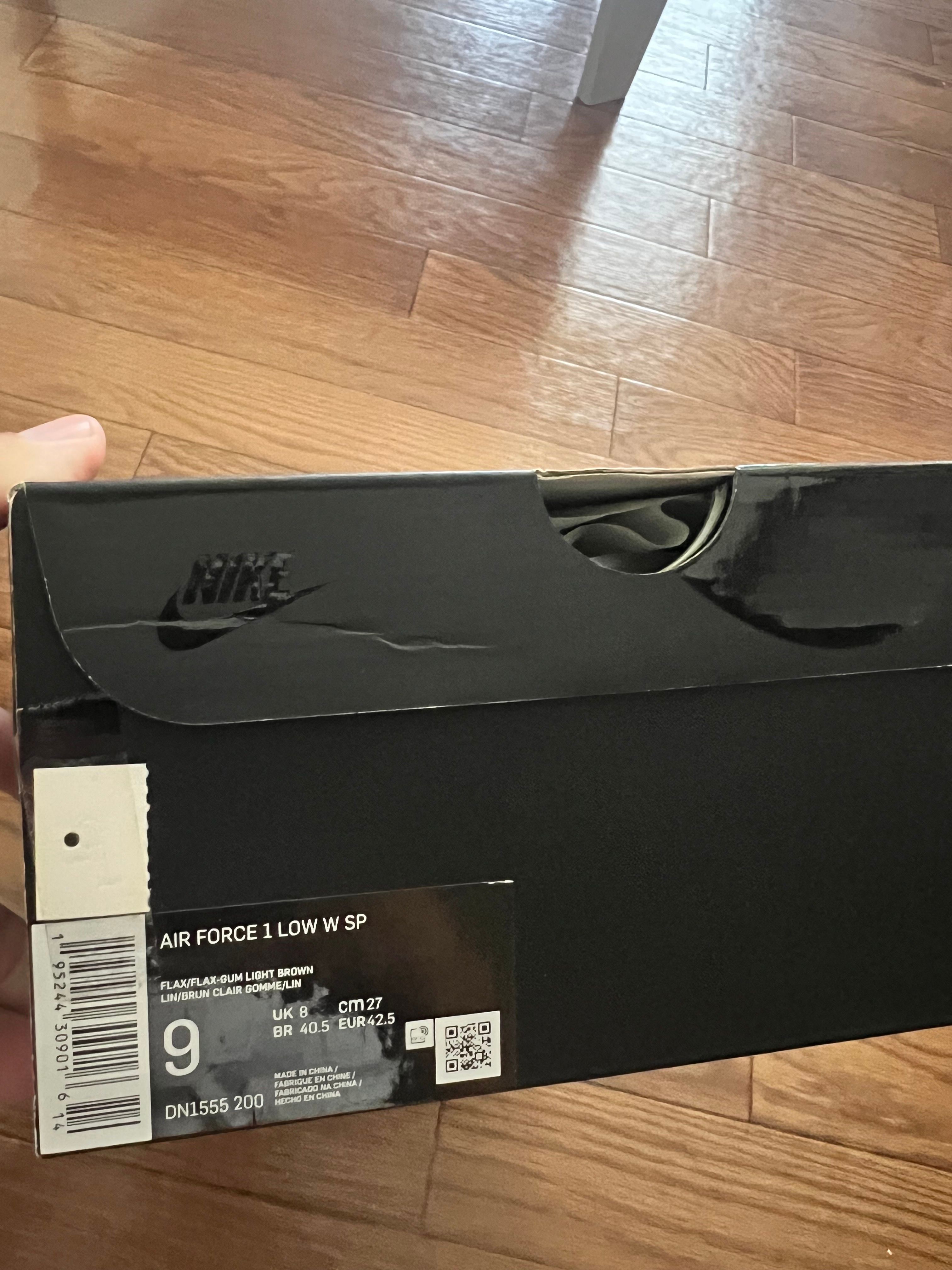 Supreme × Nike Air Force 1 Low "Flax/Wheat"