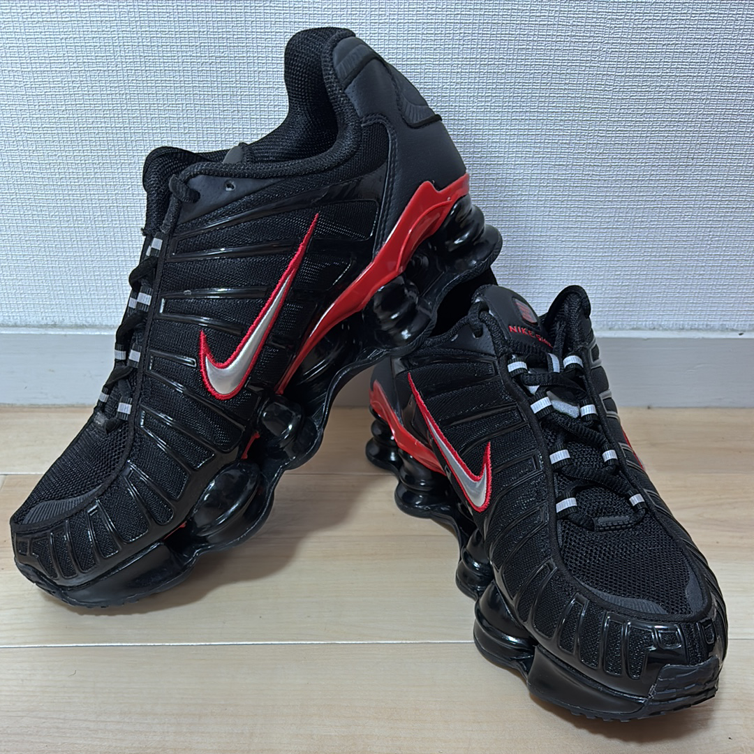 Nike Shox TL "Black/University Red/Metallic Silver"
