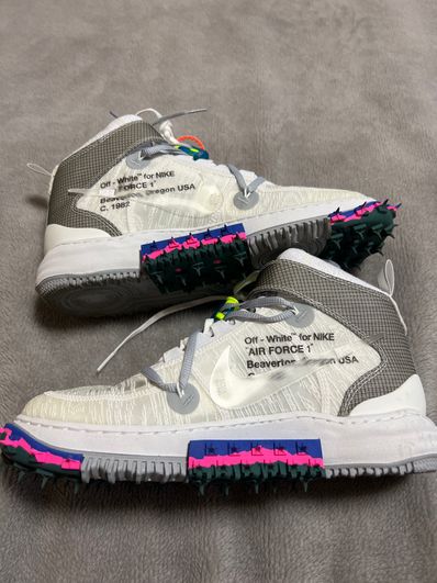 Off-White × Nike Air Force 1 Mid "White"