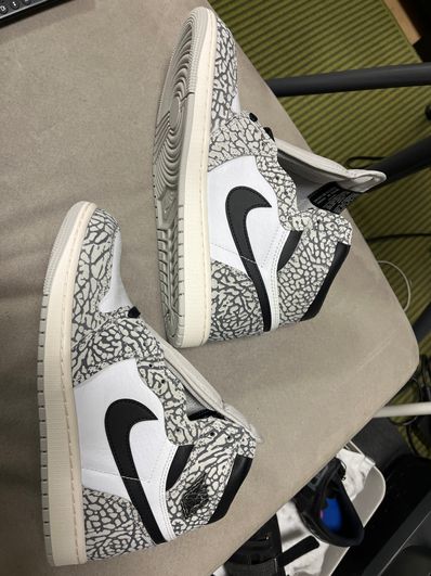 Nike Air Jordan 1 High OG "White Cement/Safari"