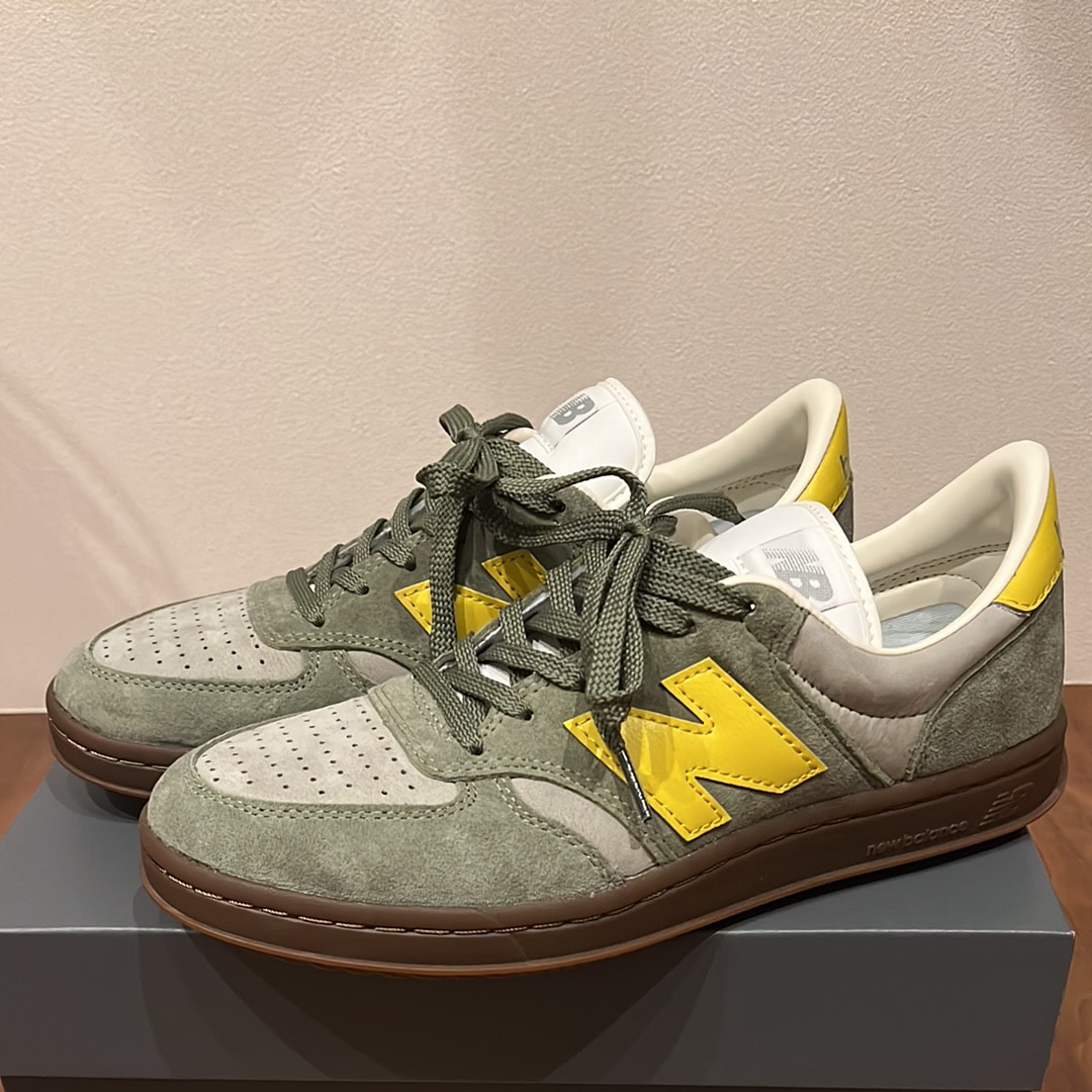 New Balance T500 "Dark Olvine/Apollo Gold"