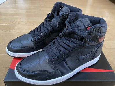 Nike Air Jordan 1 Retro High OG "Black/Metallic Silver/Gym Red"