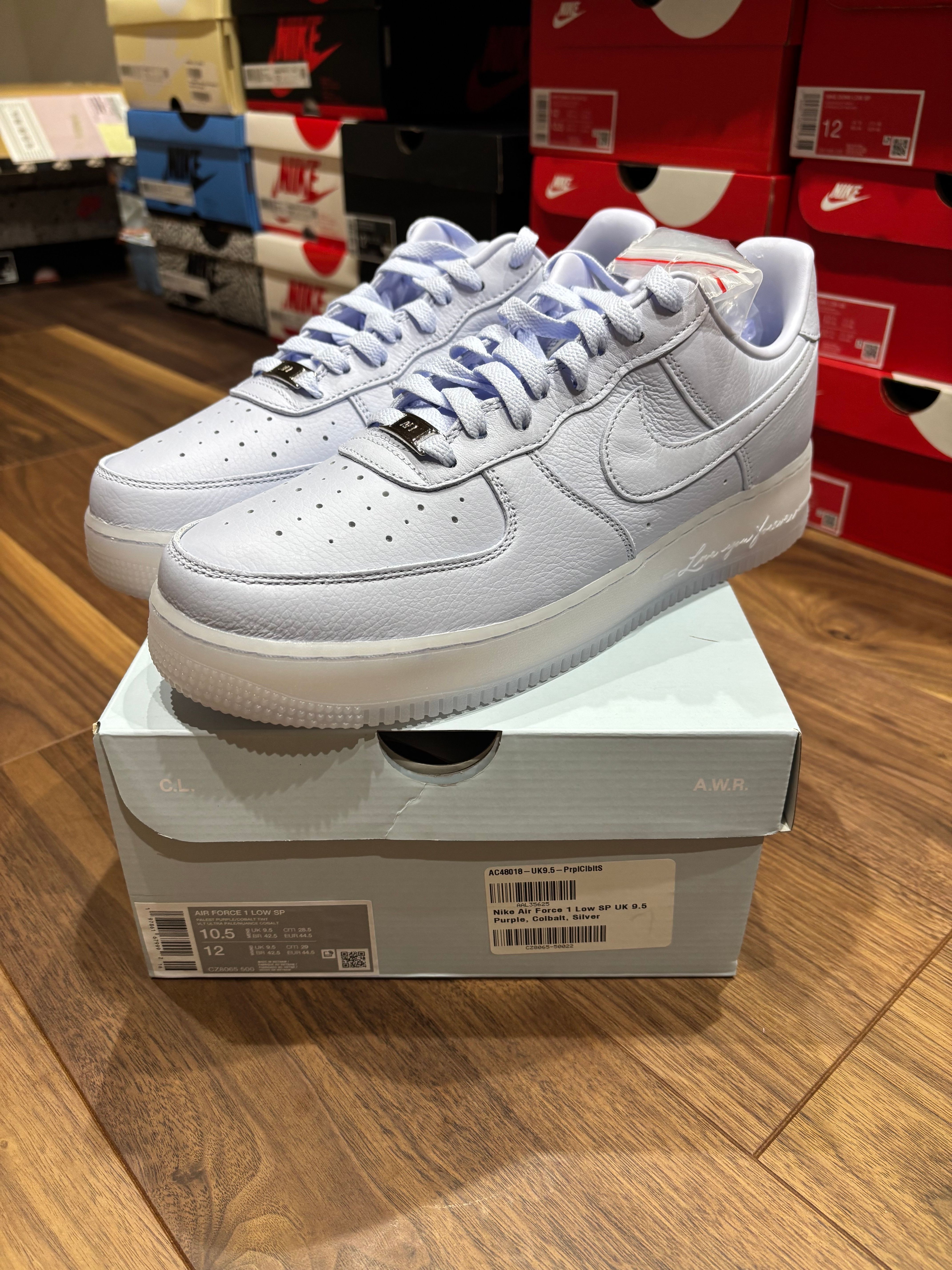 Drake NOCTA × Nike Air Force 1 Low SP "Palest Purple"