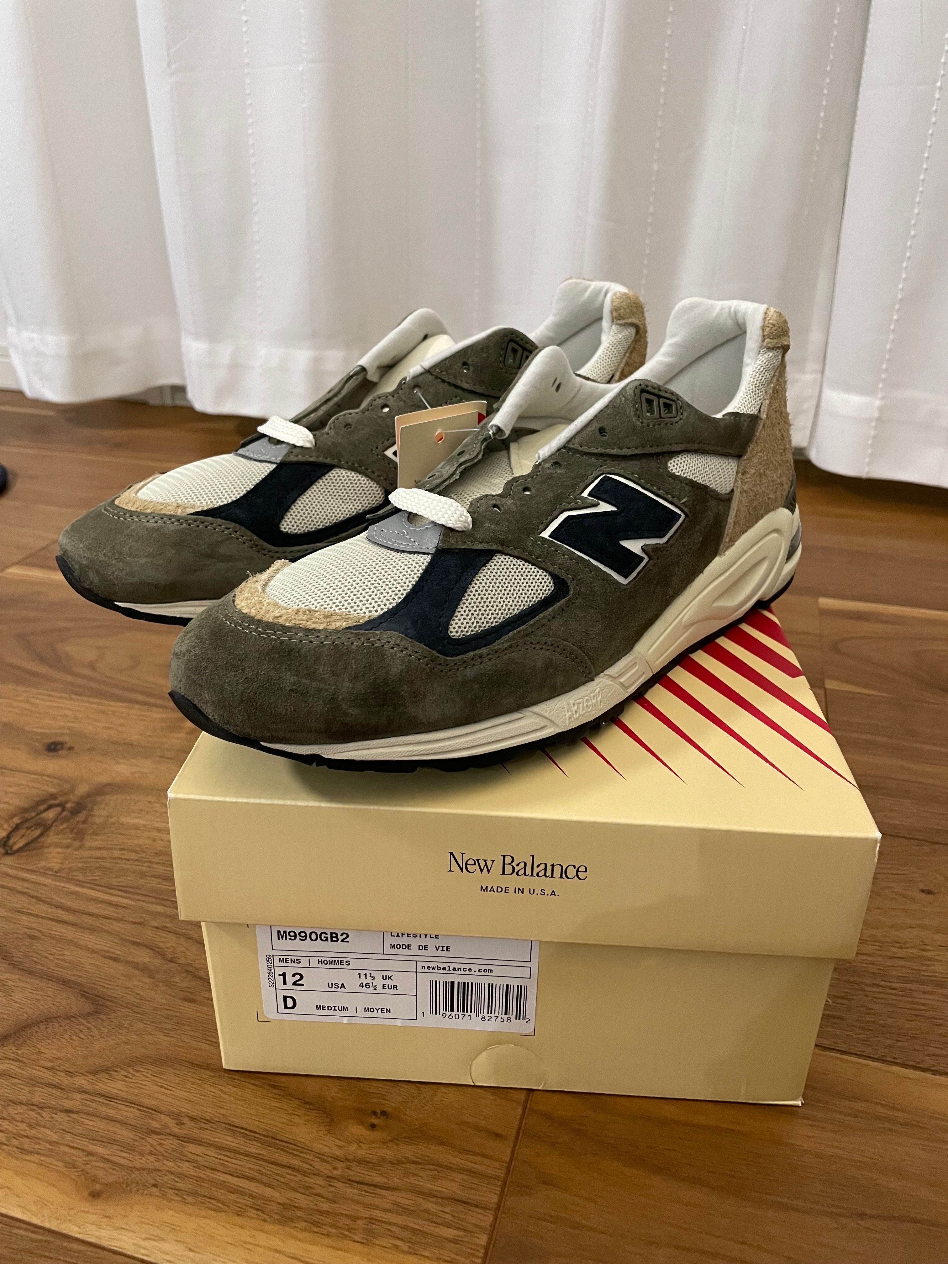 New Balance 990V2 "Olive Suede"