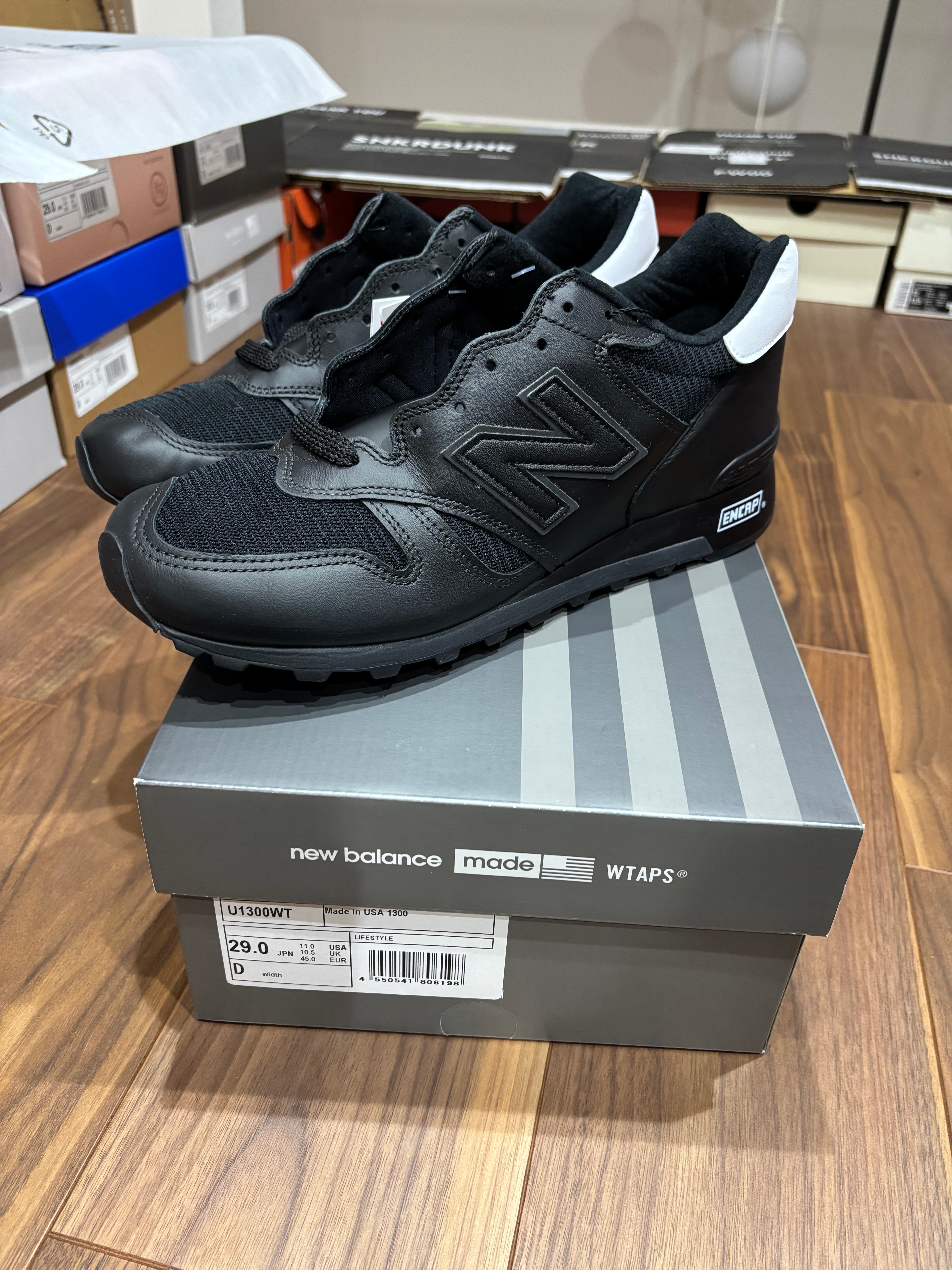 WTAPS × New Balance 1300 Made in USA "Black/White"