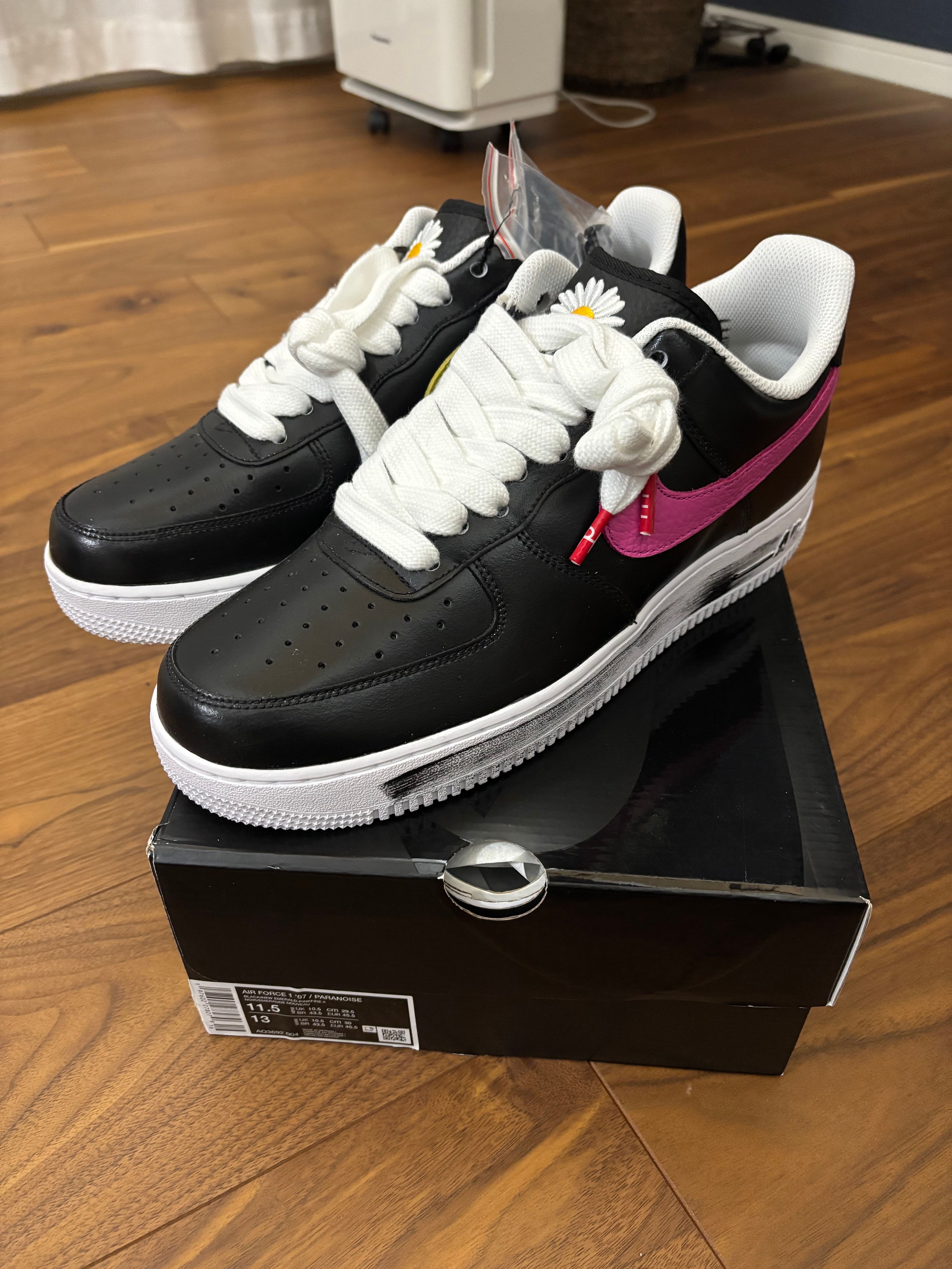 PEACEMINUSONE × Nike Air Force 1 Low '07 Para-Noise 3.0 "Black and Multi-Color" / G-DRAGON