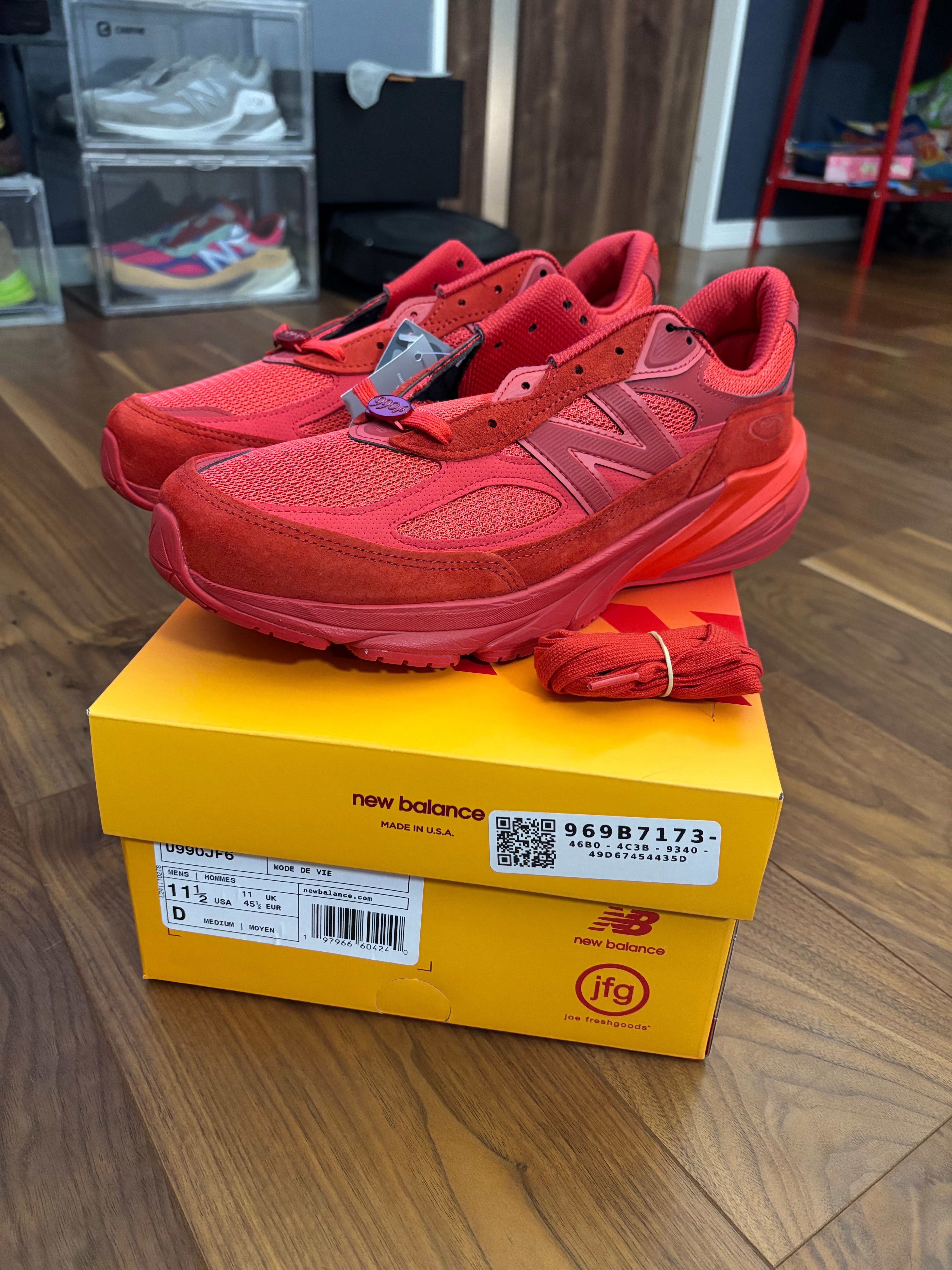 Joe Freshgoods × New Balance 990V6 "Paris Red"