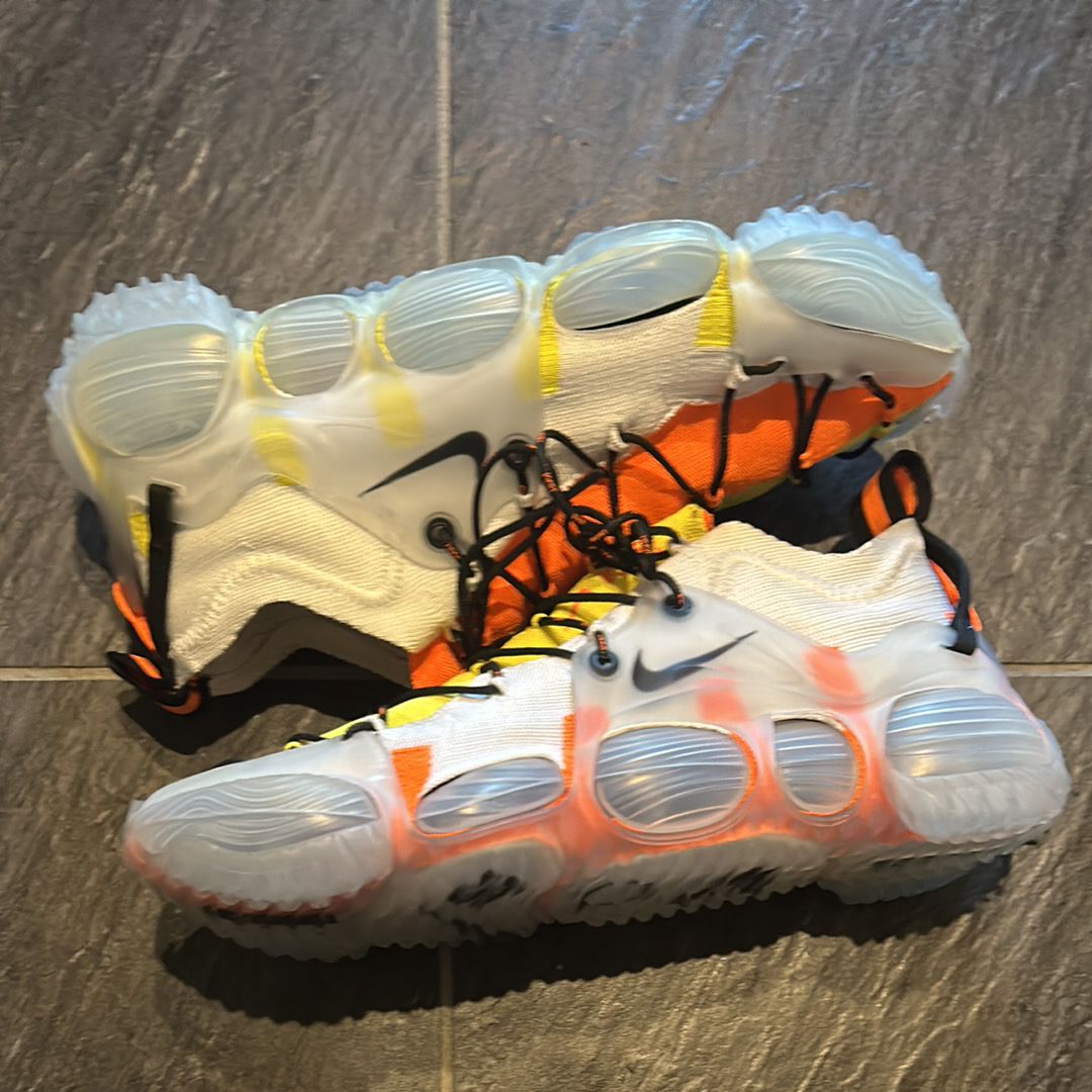 Nike ISPA Link Axis "Total Orange and Sonic Yellow"