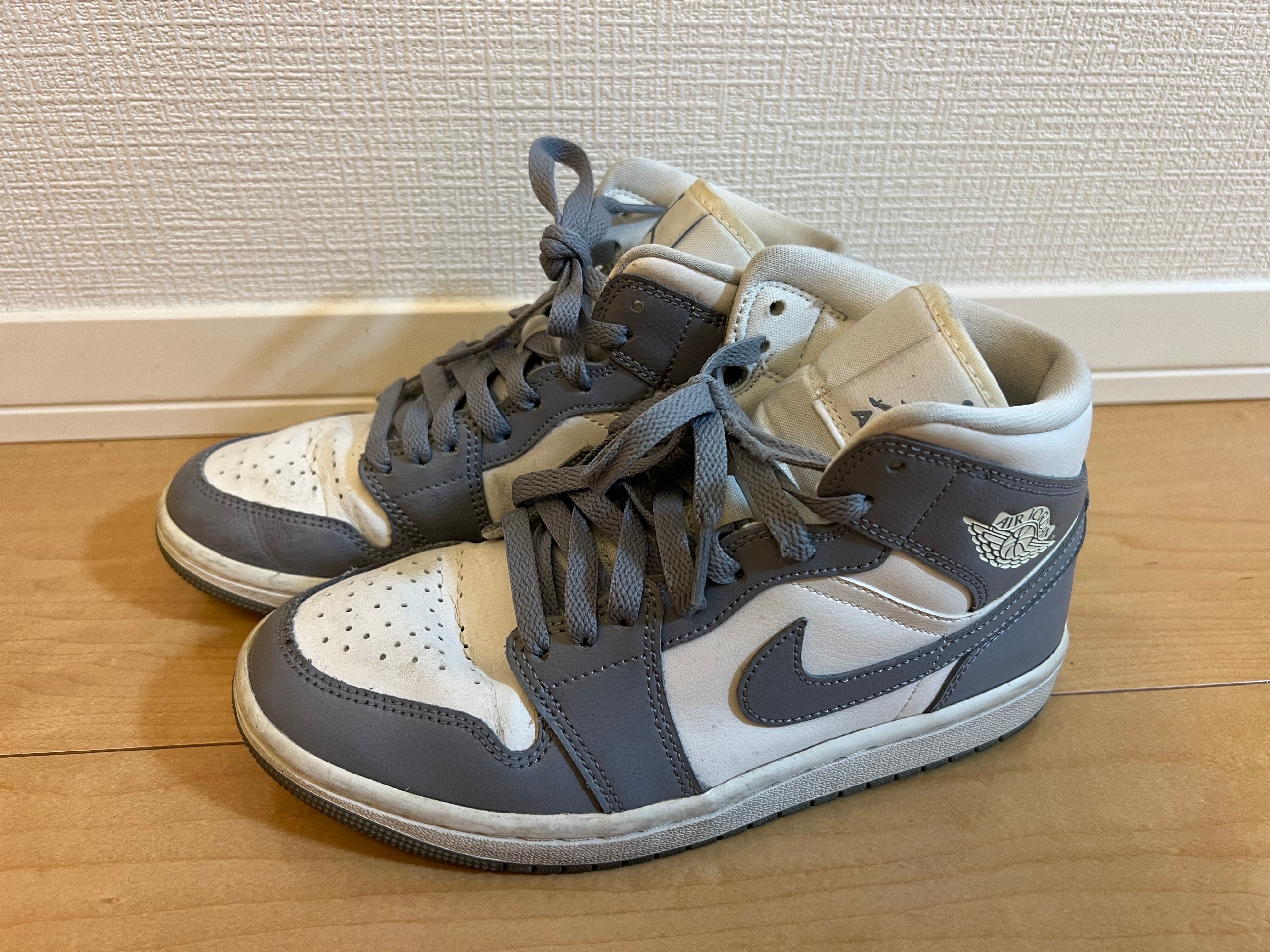 Nike Women's Air Jordan 1 Mid "Grey/Sail"