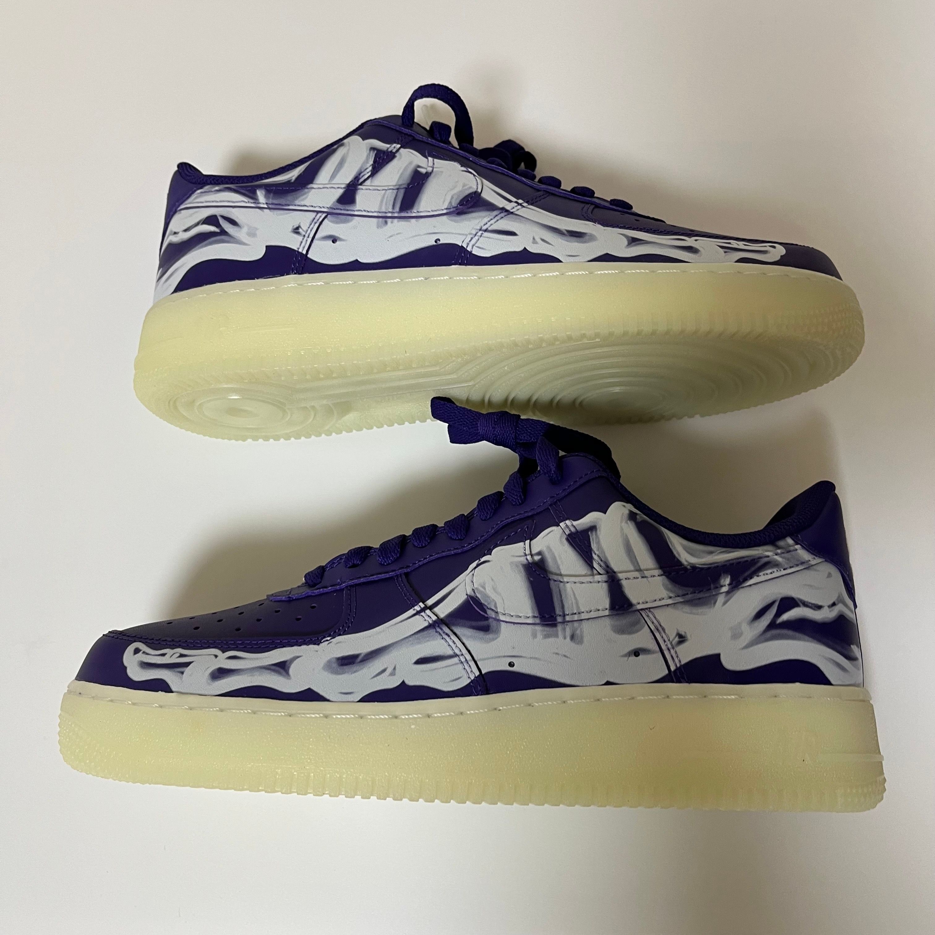 Nike Air Force 1 "Purple Skeleton"