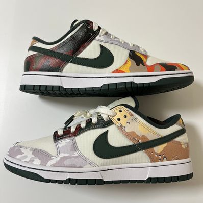 Nike Dunk Low "Sail Multi Camo"