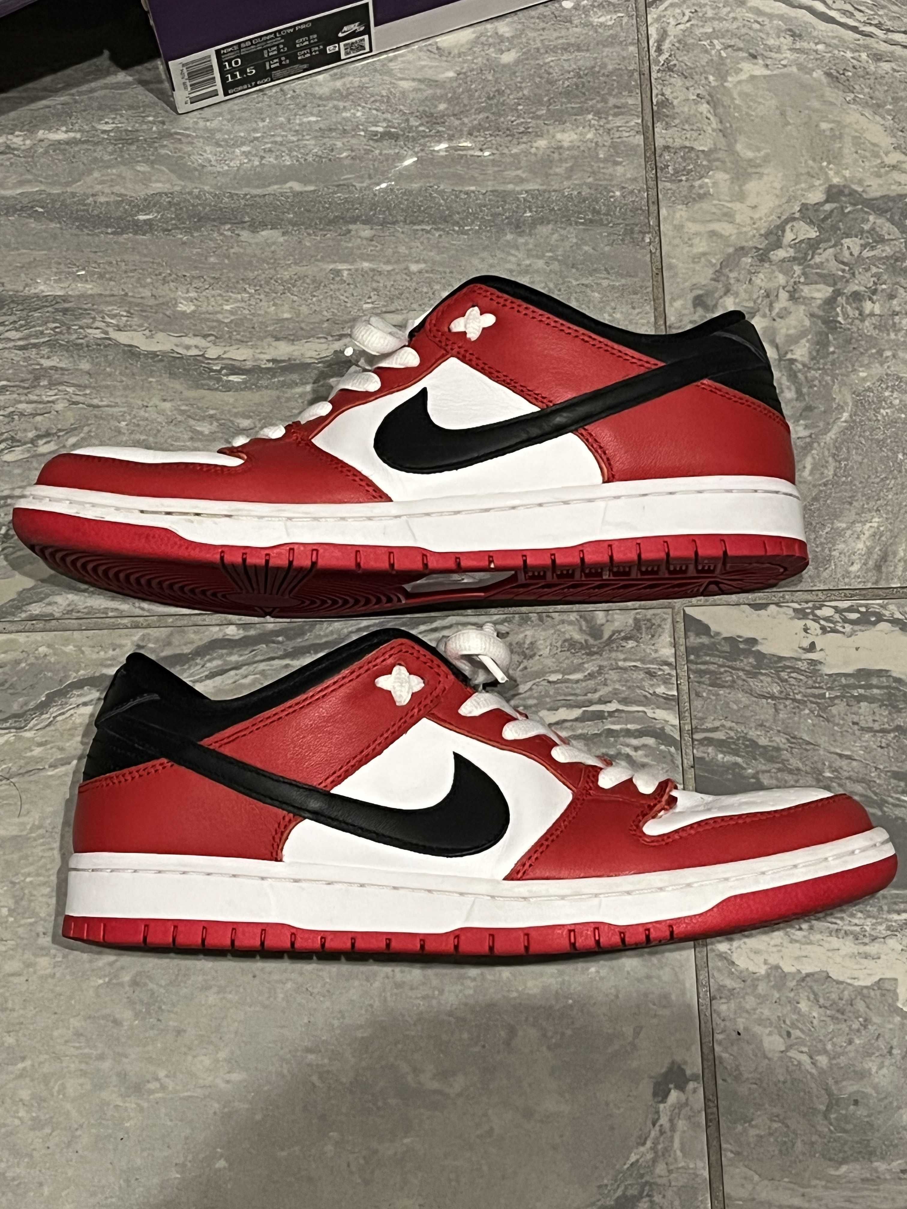 Nike SB Dunk Low Pro "J-Pack Chicago/Varsity Red and White"