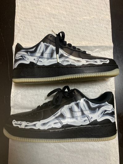 Nike Air Force 1 Low "Black Skeleton"