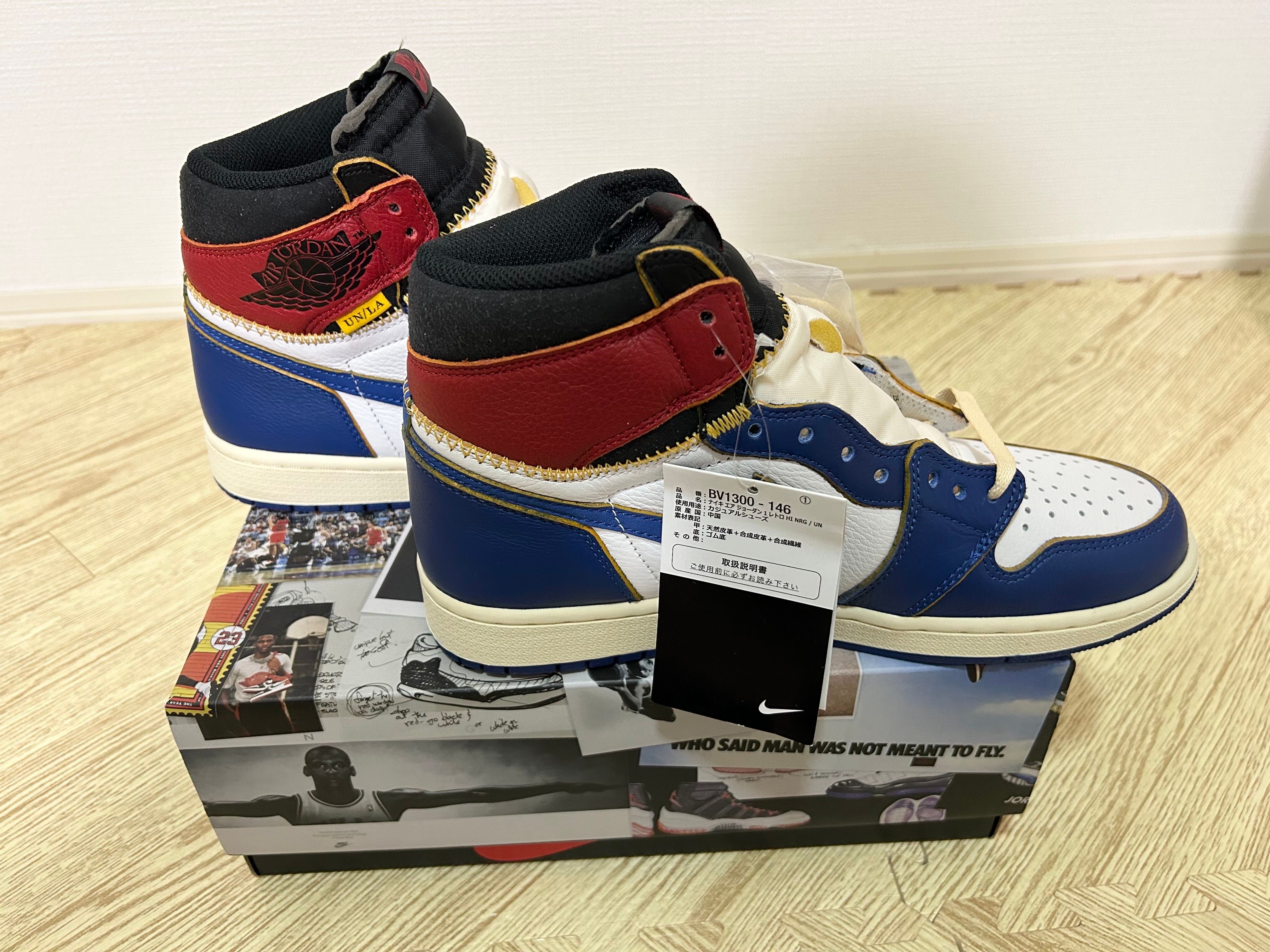Union × Nike Air Jordan 1 Retro High OG NRG "Storm Blue/Varsity Red"