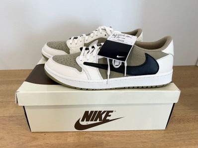 Travis Scott × Nike Air Jordan 1 Low Golf NRG "Neutral Olive"