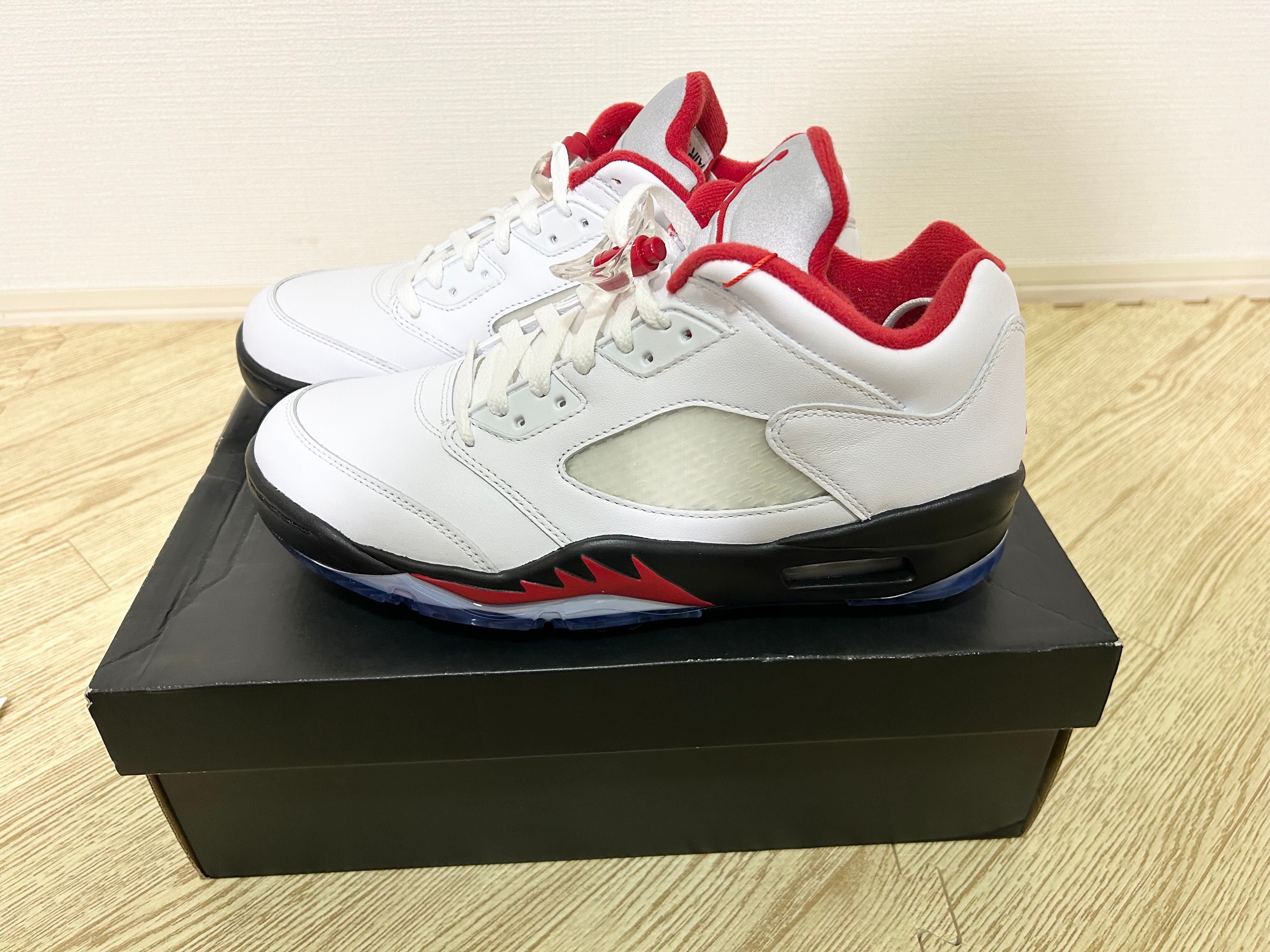 Nike Air Jordan 5 Retro Low Golf "Fire Red/Silver Tongue"