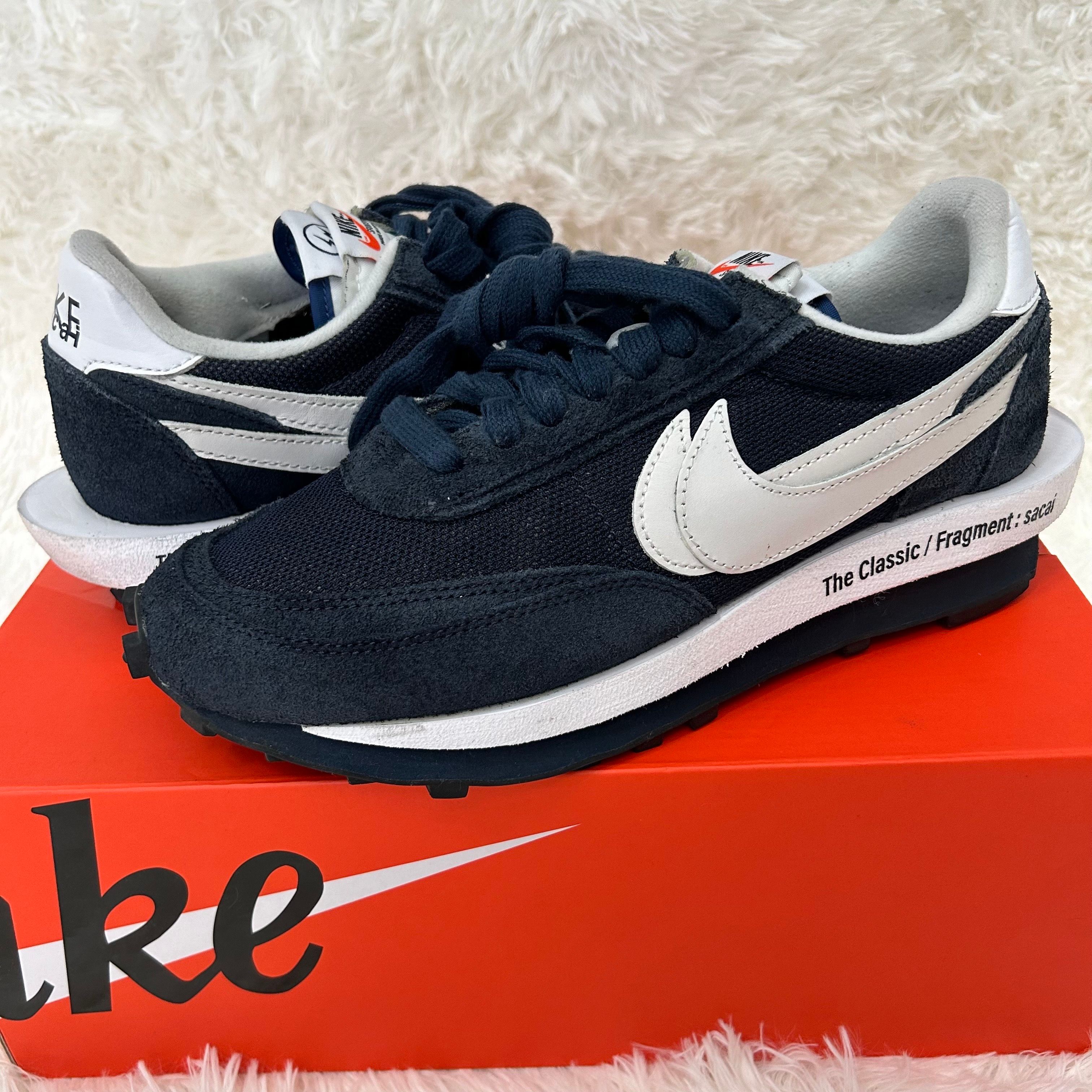 Fragment × sacai × Nike LD Waffle "Blackended Blue"