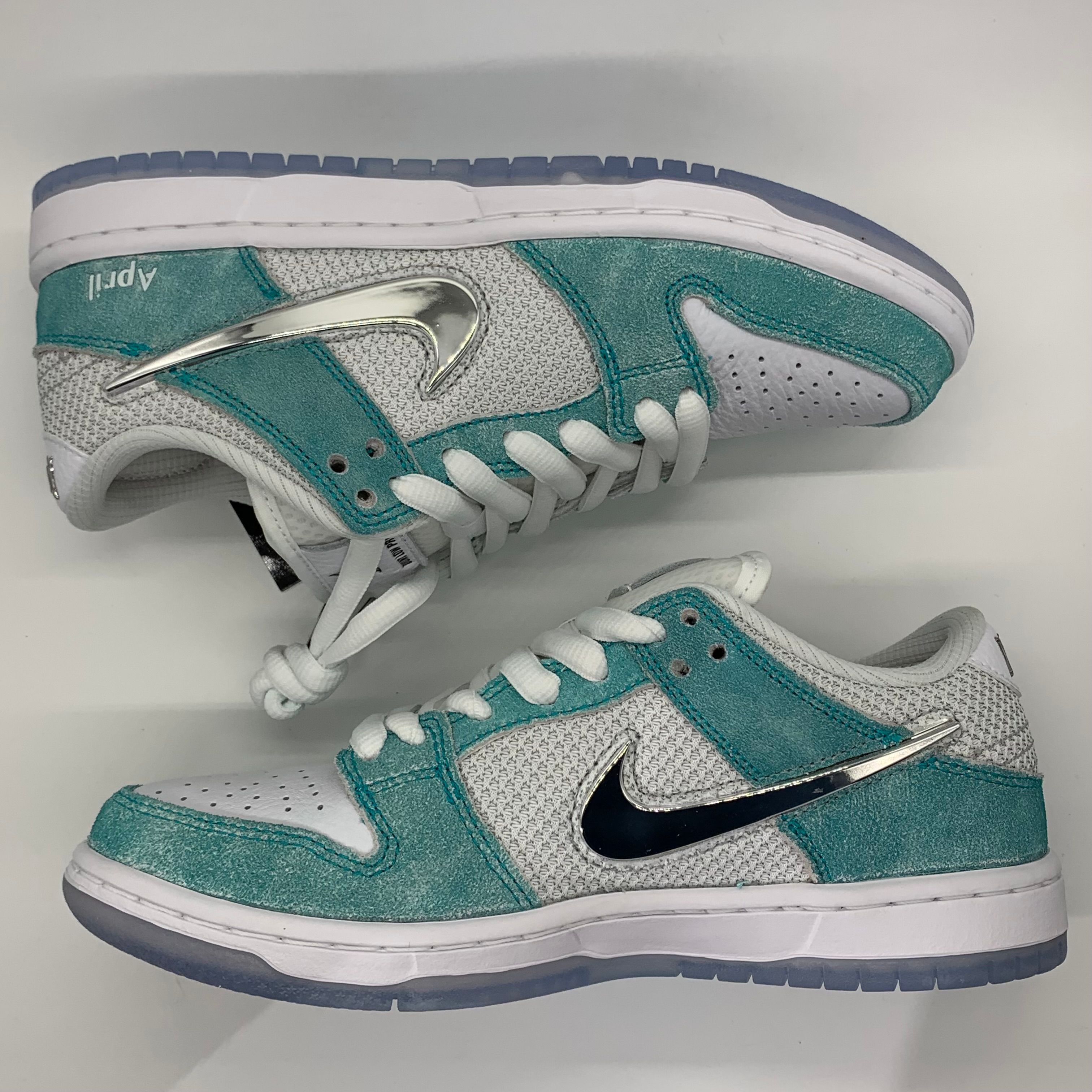 APRIL SKATEBOARDS × Nike SB Dunk Low Pro QS "White and Multi-Color"