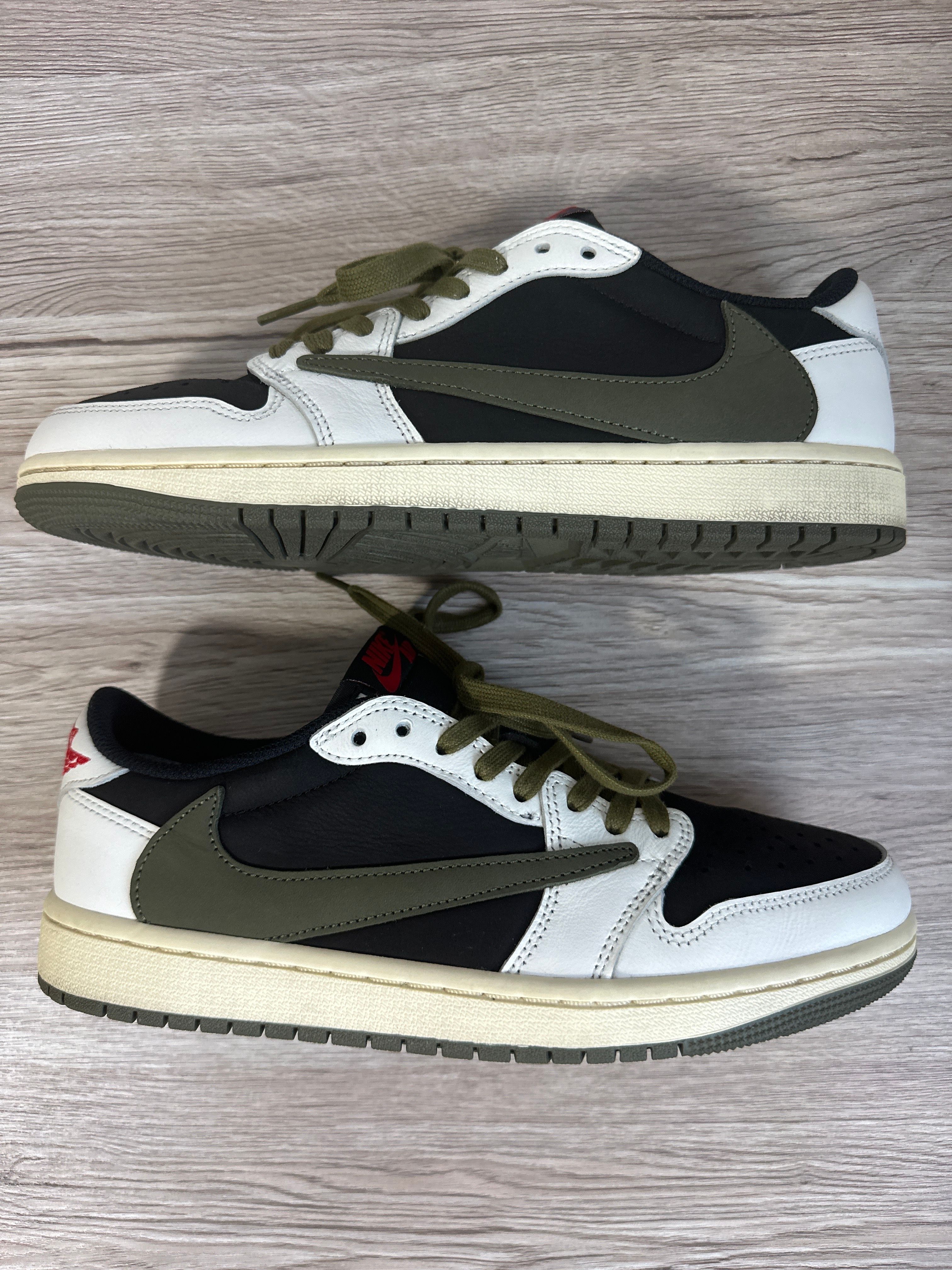 Travis Scott × Nike Women's Air Jordan 1 Low OG "Medium Olive"