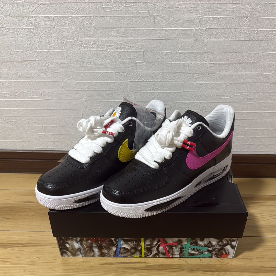 PEACEMINUSONE × Nike Air Force 1 Low '07 Para-Noise 3.0 "Black and Multi-Color" / G-DRAGON
