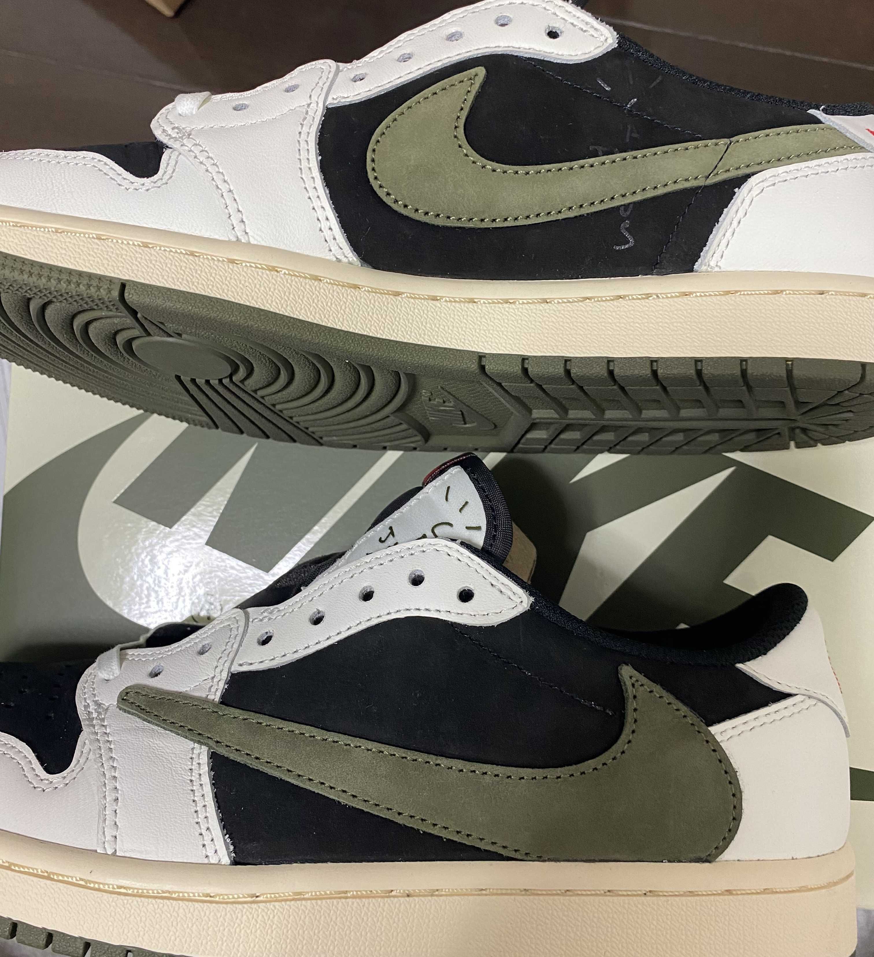 Travis Scott × Nike Women's Air Jordan 1 Low OG "Medium Olive"