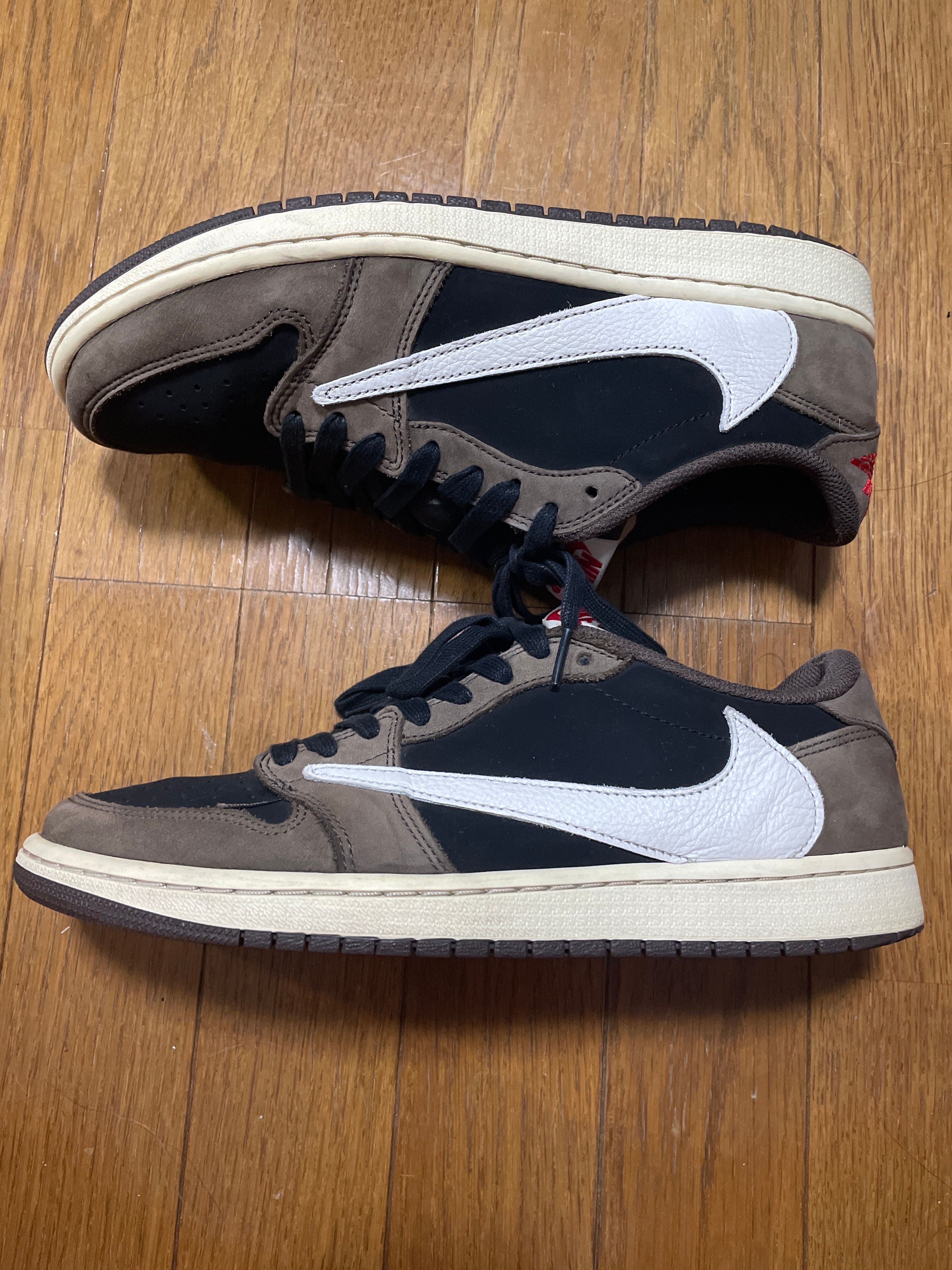Travis Scott × Nike Air Jordan 1 Low OG SP-T "Black/Dark Mocha"