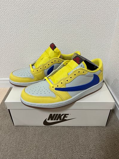 Travis Scott × Nike Women's Air Jordan 1 Retro Low OG "Canary"