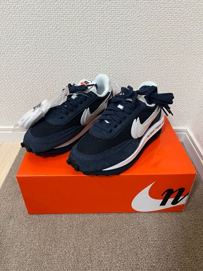 Fragment × sacai × Nike LD Waffle "Blackended Blue"