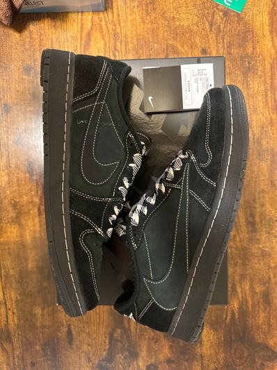 Travis Scott × Nike Air Jordan 1 Low OG SP "Black Phantom"
