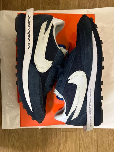 Fragment × sacai × Nike LD Waffle "Blackended Blue"