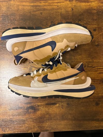 Sacai × Nike Vapor Waffle "Sesame And Blue Void"
