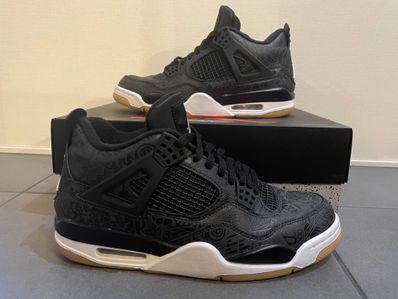 Nike Air Jordan 4 Retro "Laser Black/Gum"