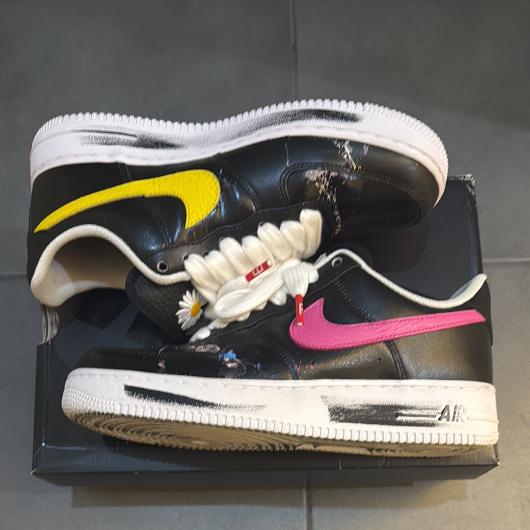 PEACEMINUSONE × Nike Air Force 1 Low '07 Para-Noise 3.0 "Black and Multi-Color" / G-DRAGON