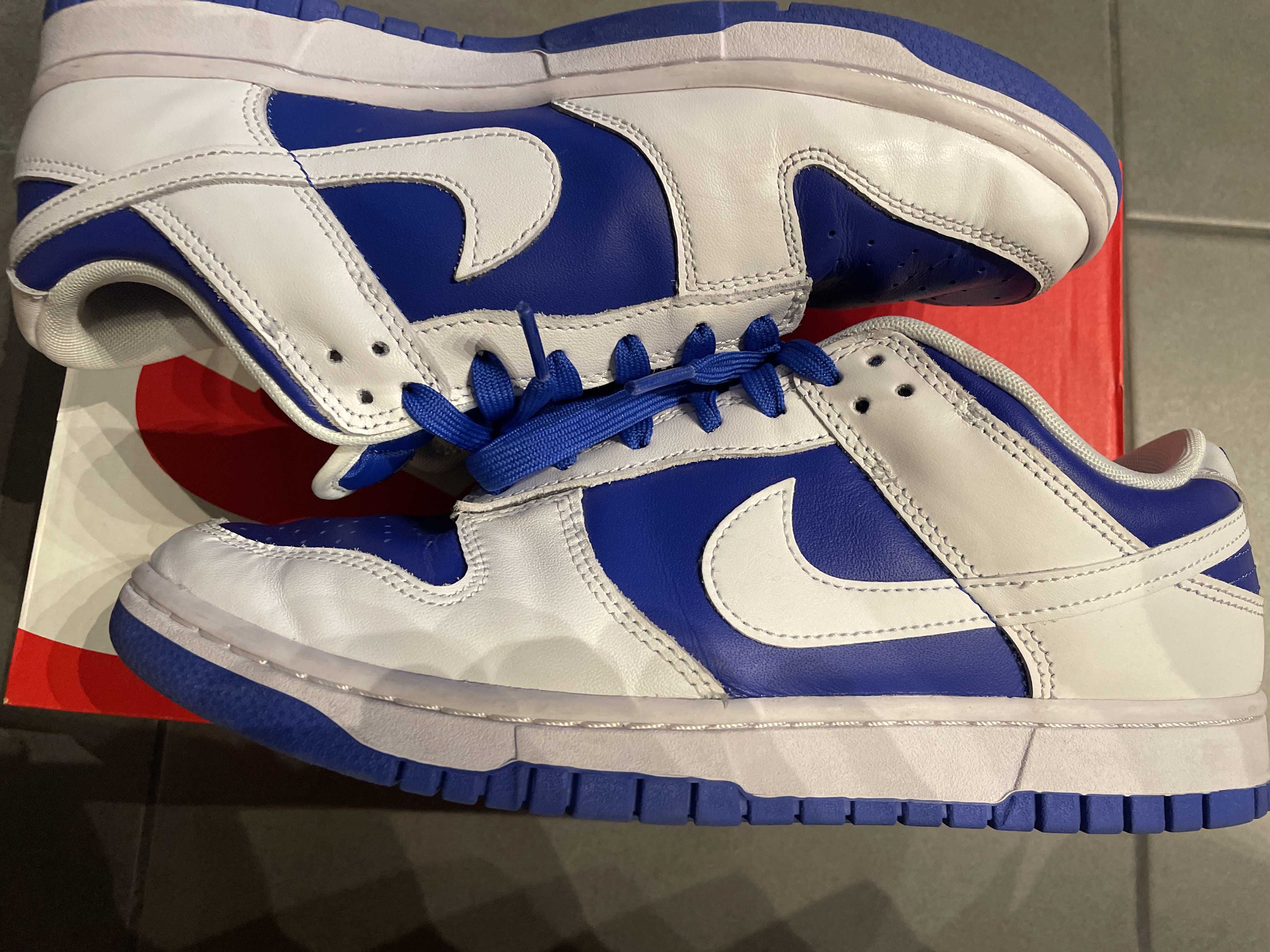 Nike Dunk Low Retro "Racer Blue and White"