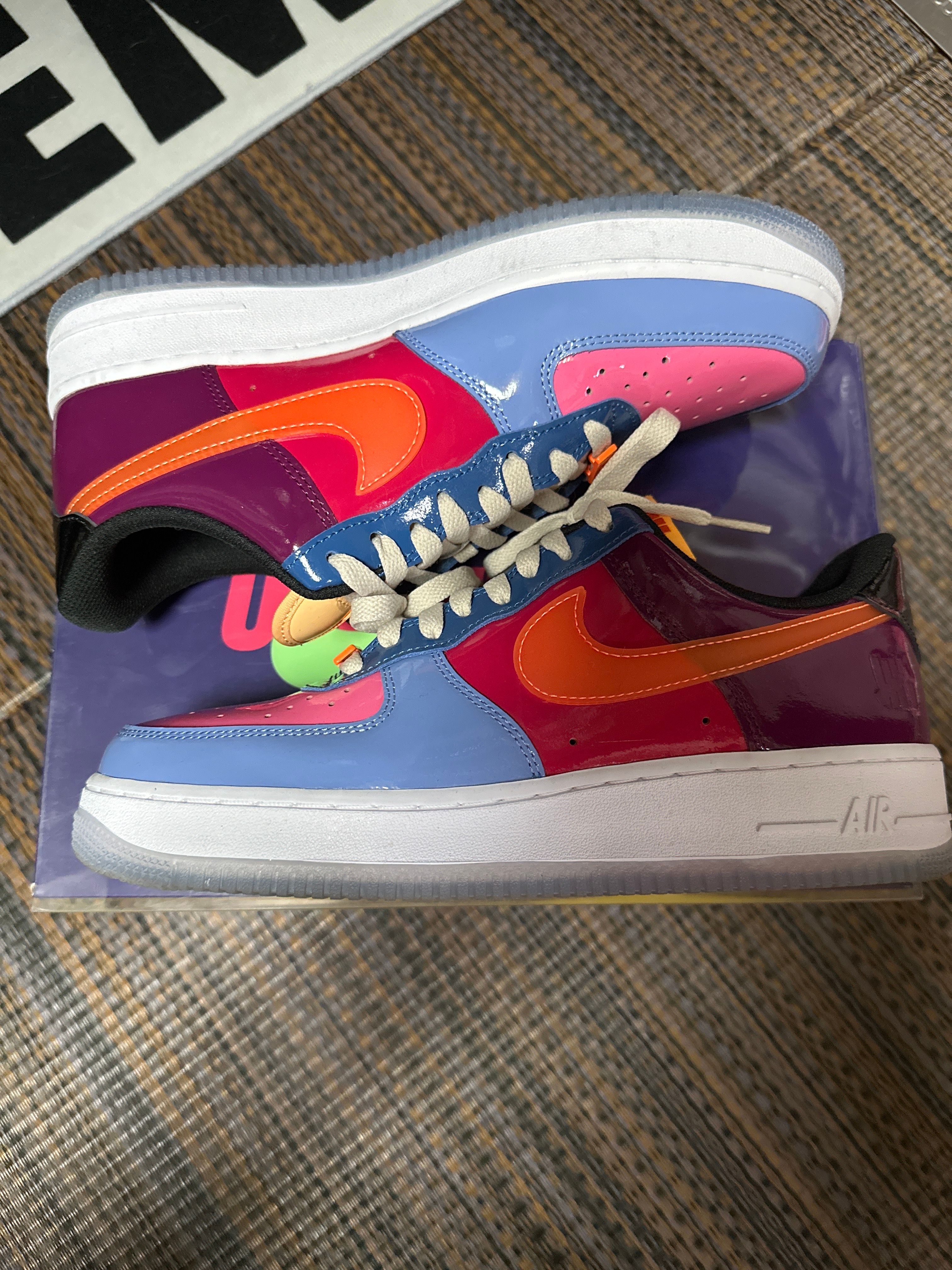 UNDEFEATED × Nike Air Force 1 Low SP "Total Orange"