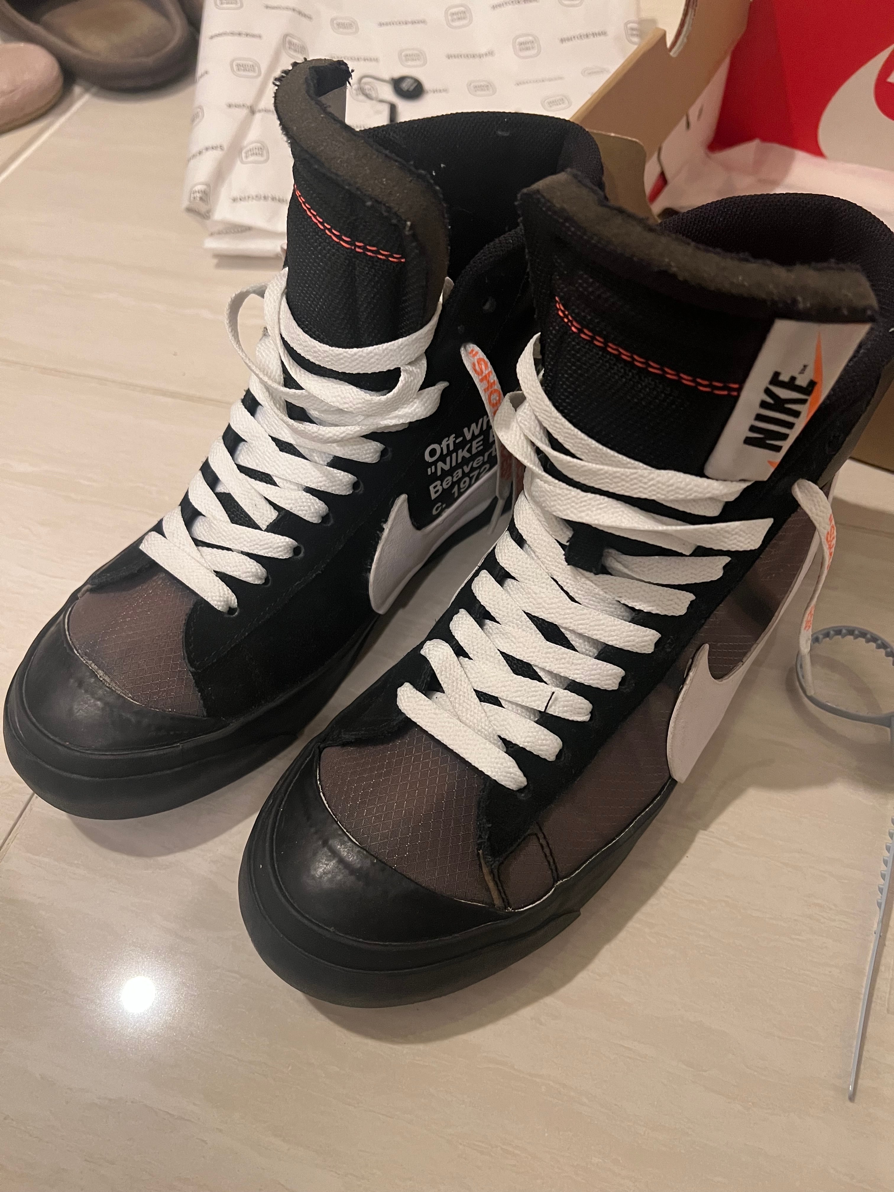 Off-White × Nike Blazer Studio Mid "Grim Reaper"