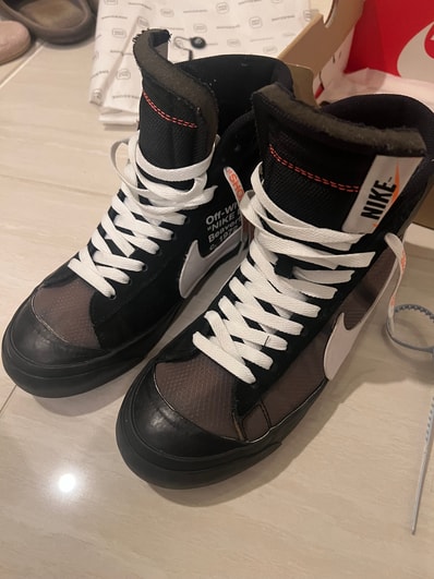 Off-White × Nike Blazer Studio Mid "Grim Reaper"
