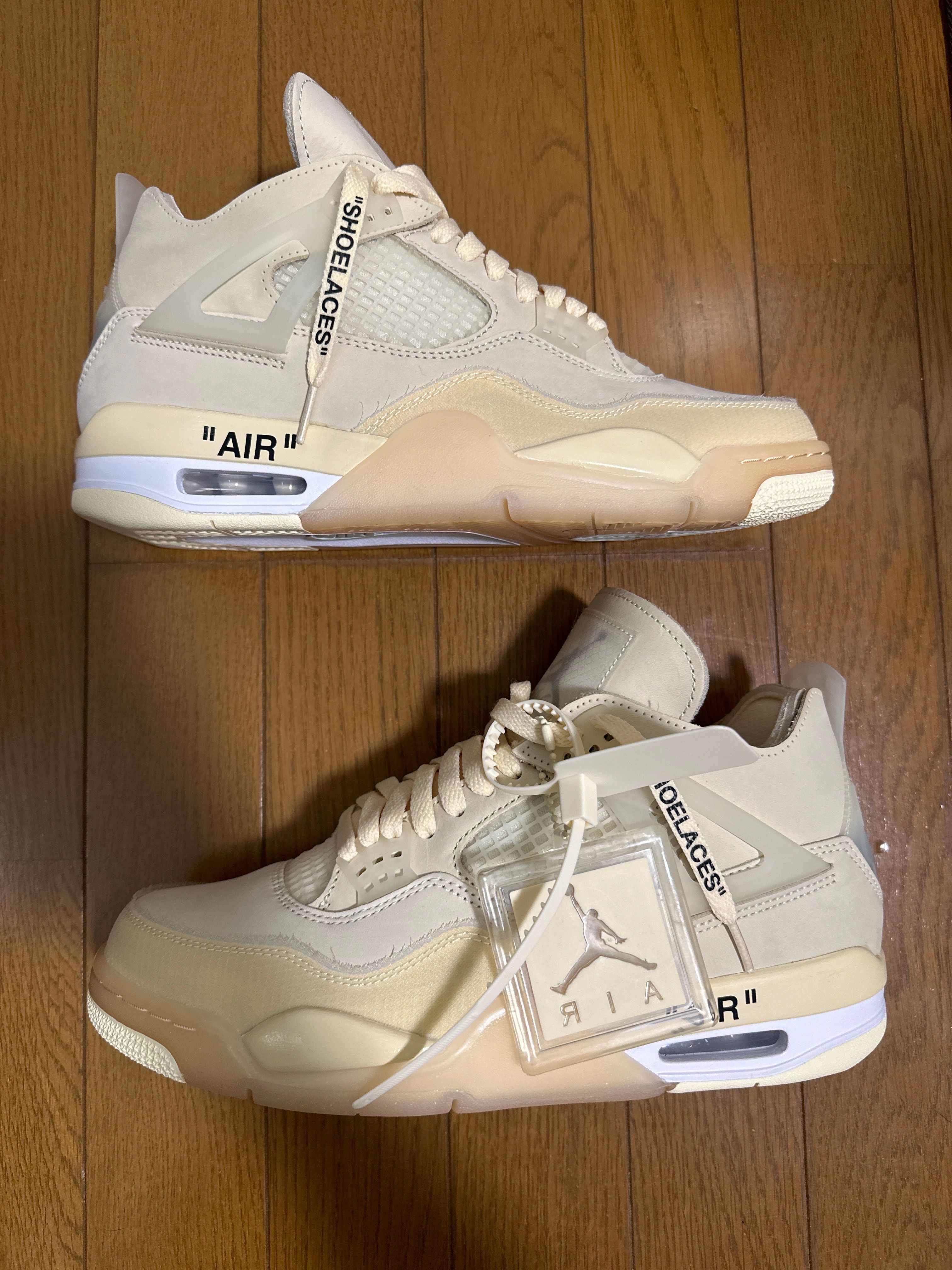 Off-White × Nike Women's Air Jordan 4 SP "Sail"
