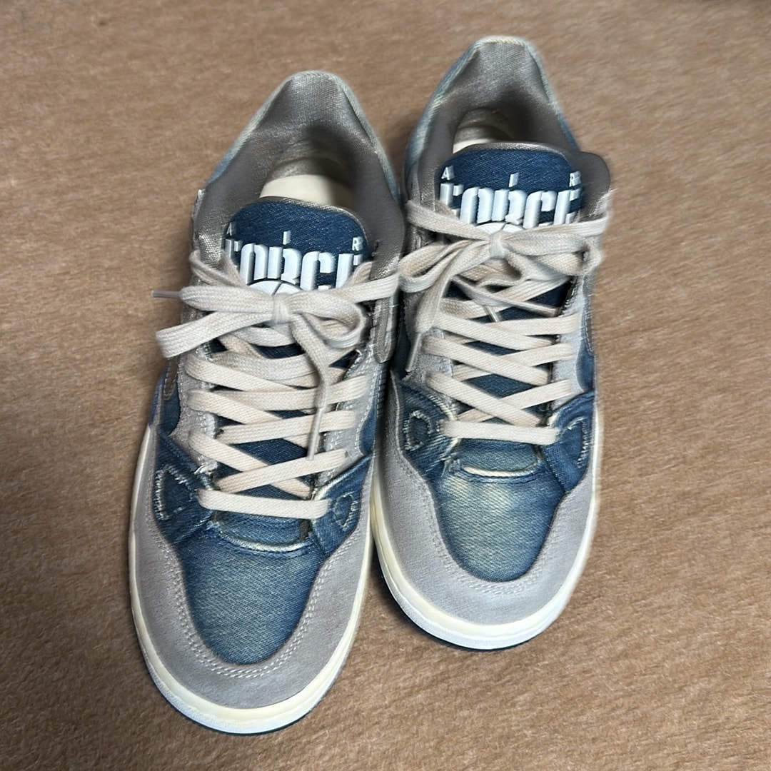NIGO® × Levi's × Nike Air Force 3 Low SP "Olive Grey" (NIGO Heel Logo) (Levi's Tab)