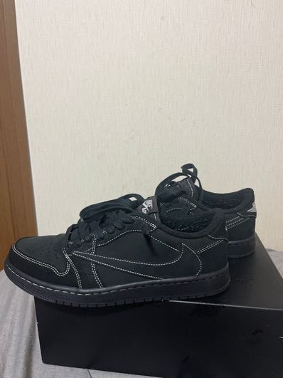 Travis Scott × Nike Air Jordan 1 Low OG SP "Black Phantom"