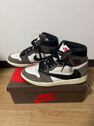 Travis Scott × Nike Air Jordan 1 Retro High OG TS SP "Sail/Dark Mocha"