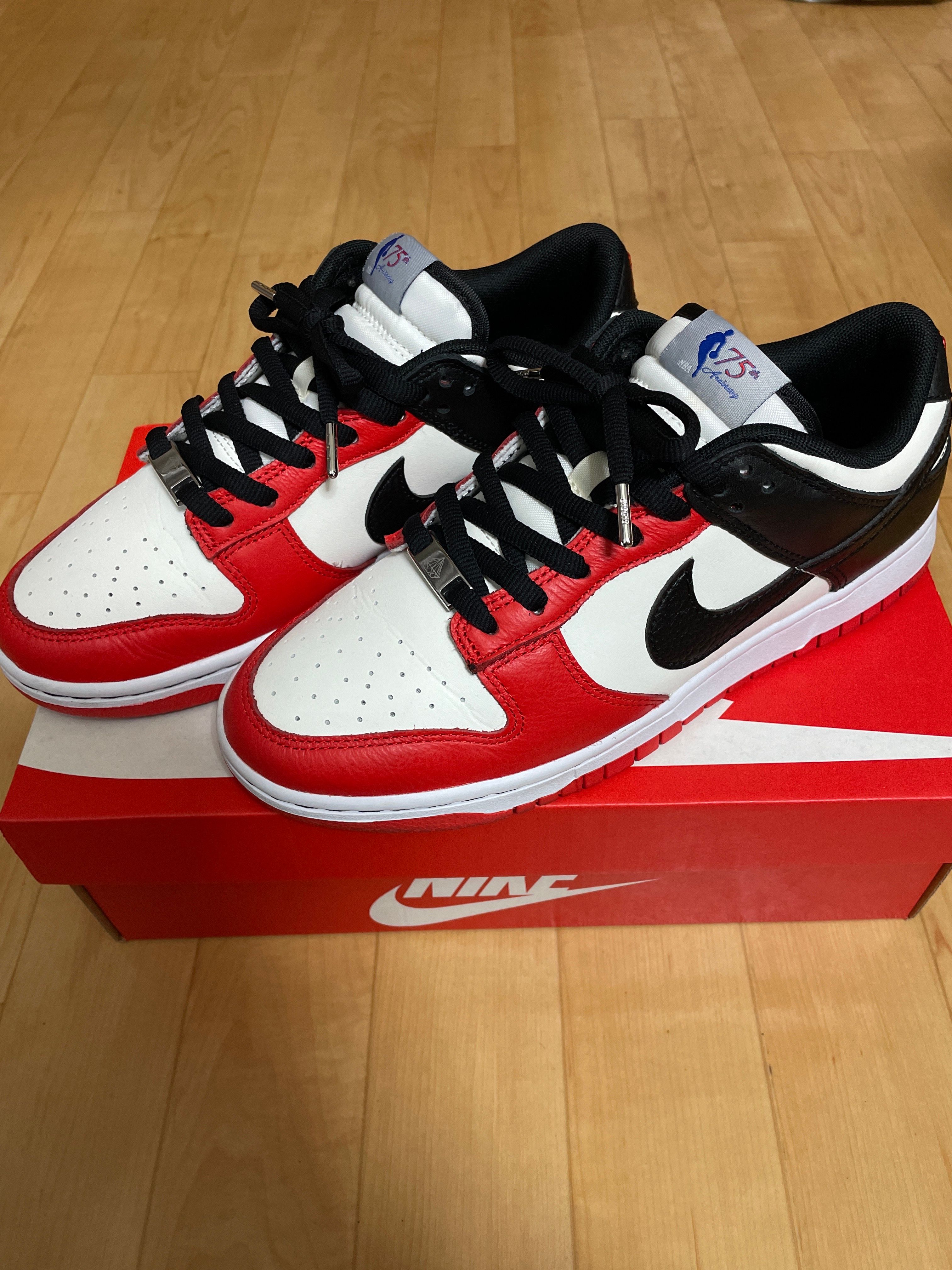 NBA × Nike Dunk Low EMB 75th Anniversary "Chicago Bulls"